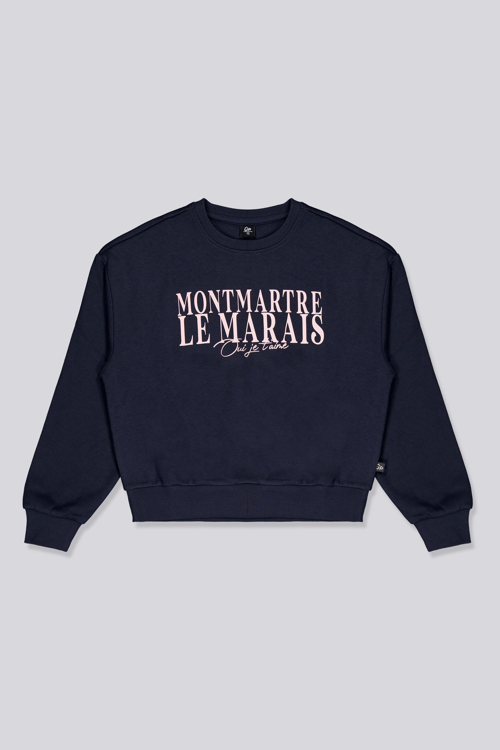 Montmartre Le Marais - Gris - Sudadera Niña