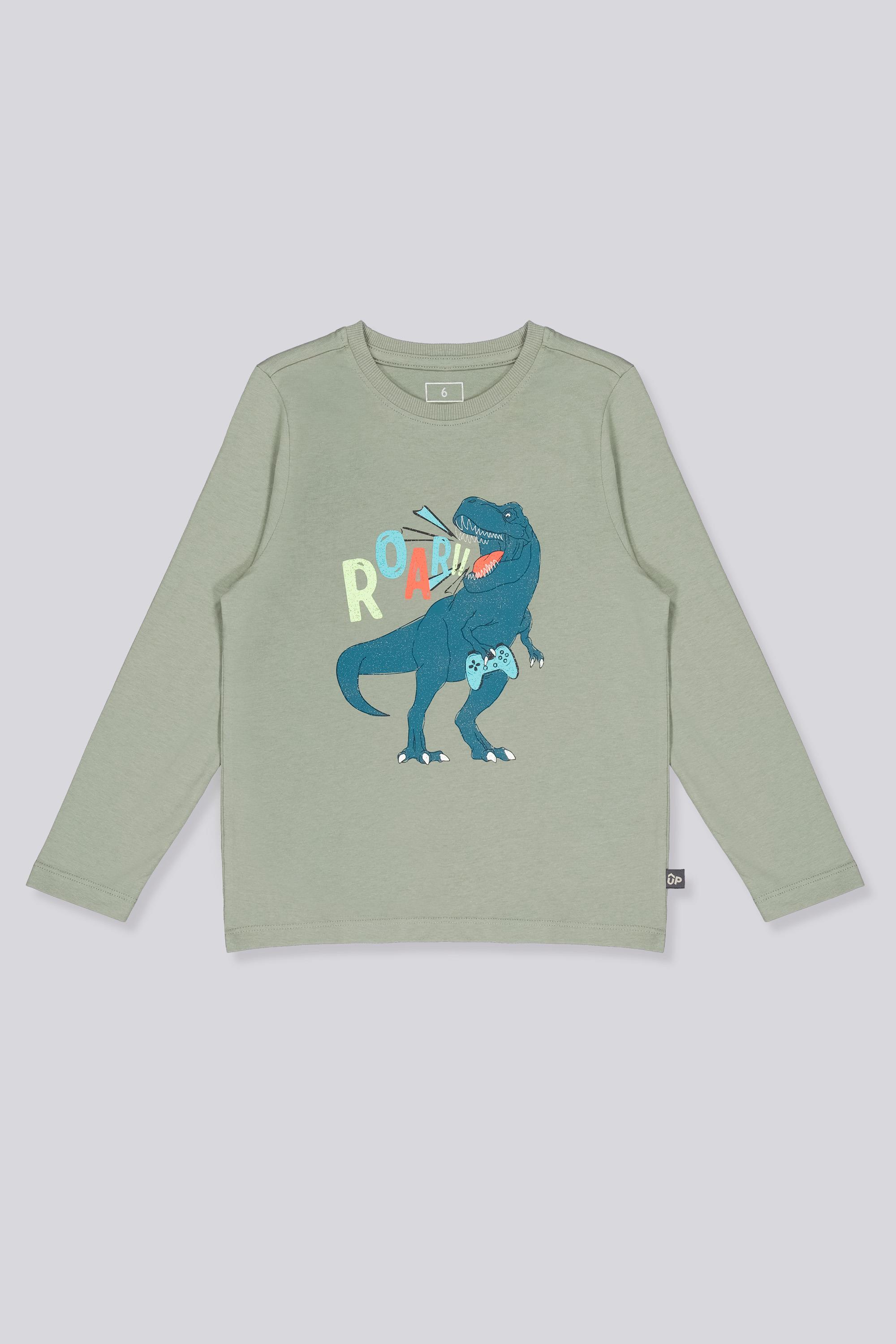 Up Dinosaurio Rex - Kaki - Camiseta Niño talla 6