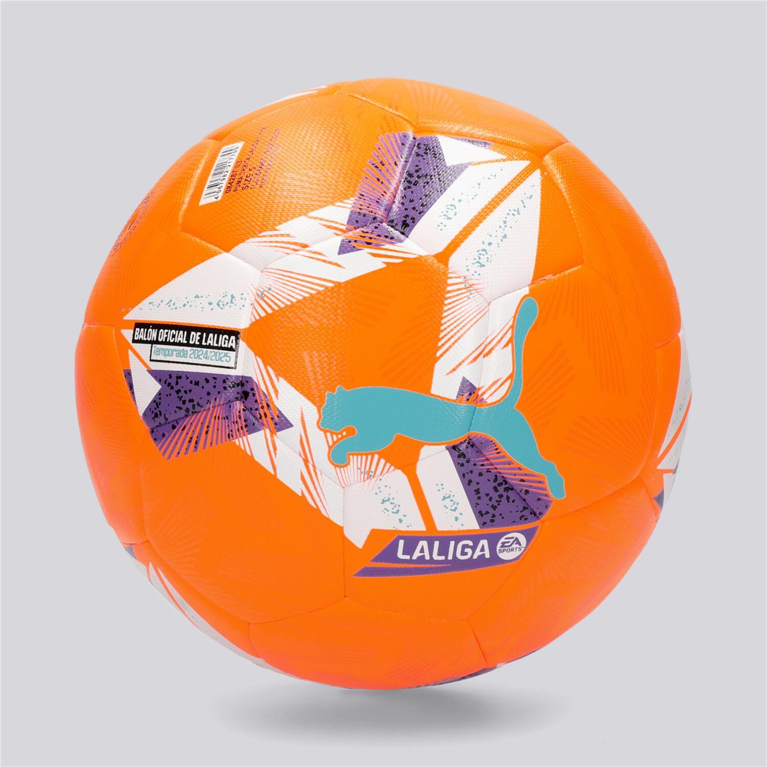 Balón La Liga Orbita Hyb 24/25 - Naranja - Fútbol talla 5