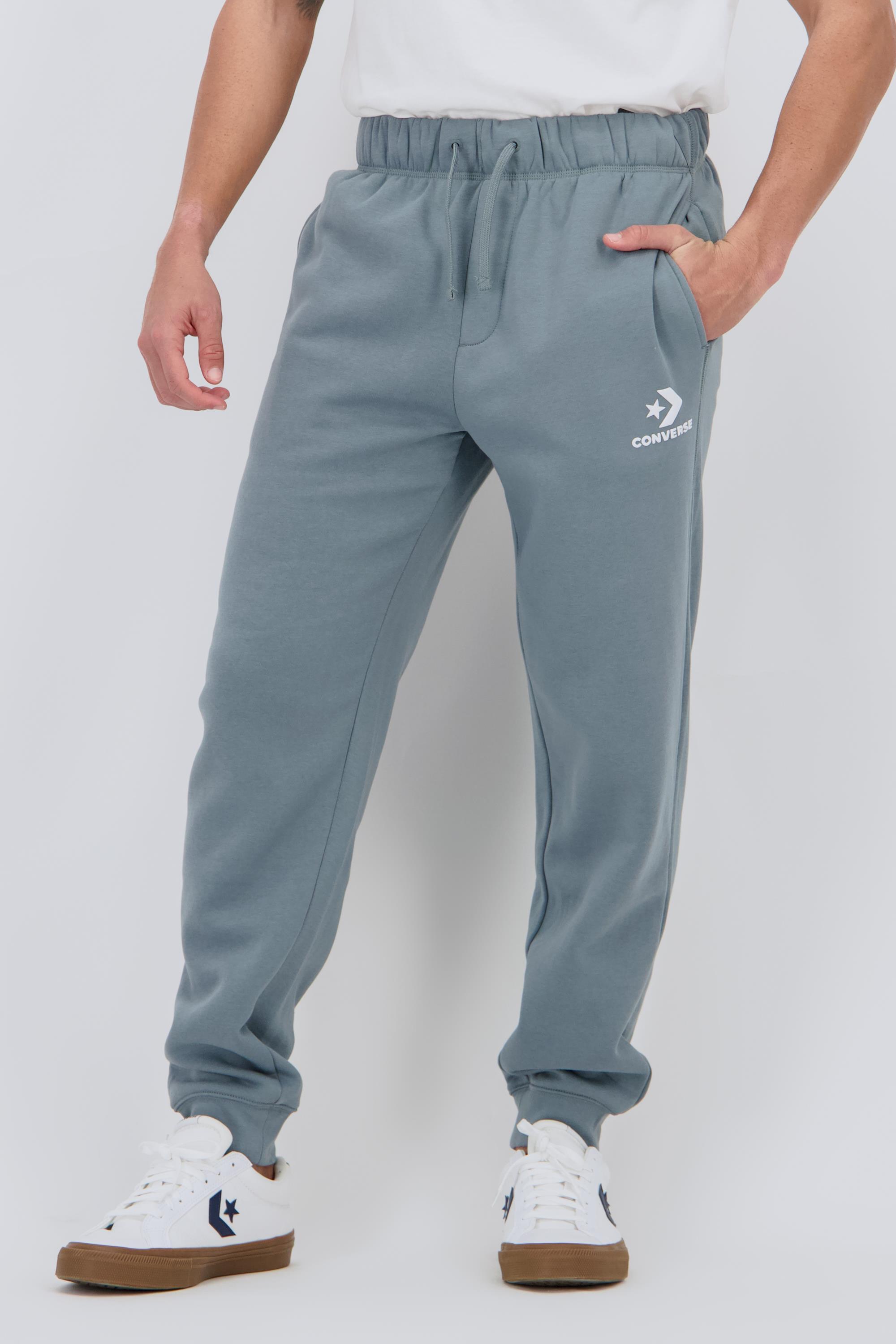 Pantalón Converse Verde Pantalón Algodón Hombre Sprinter