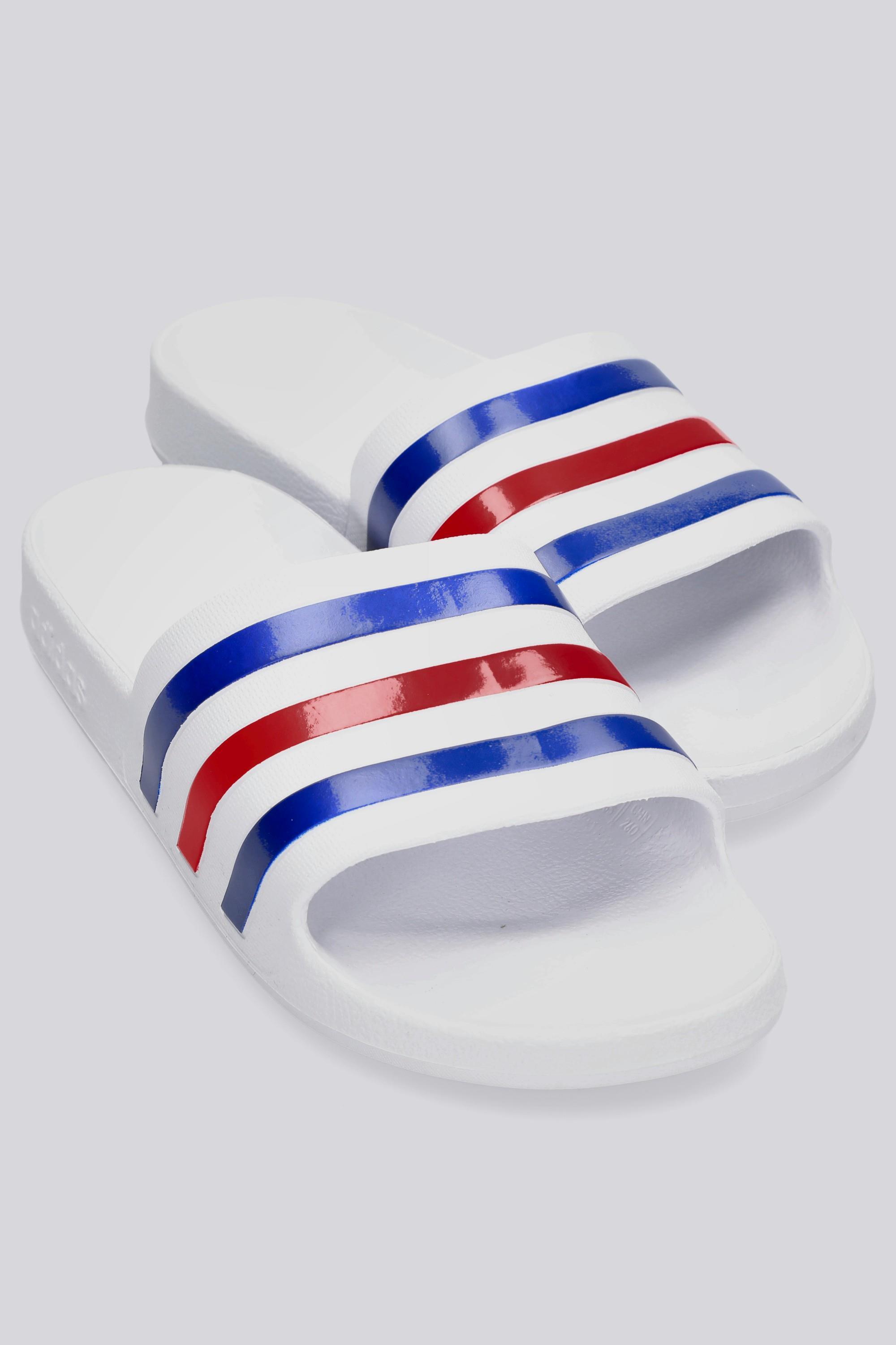Adidas Adilette Aqua Chanclas Hombre Blanco - Talla 42