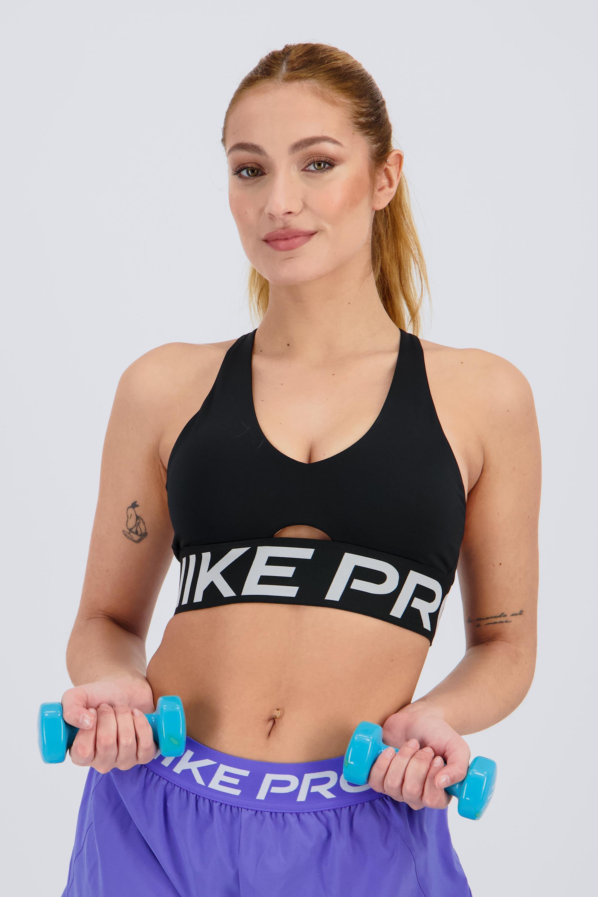 Pro - Negro - Sujetador Deportivo Cut Out Mujer talla
