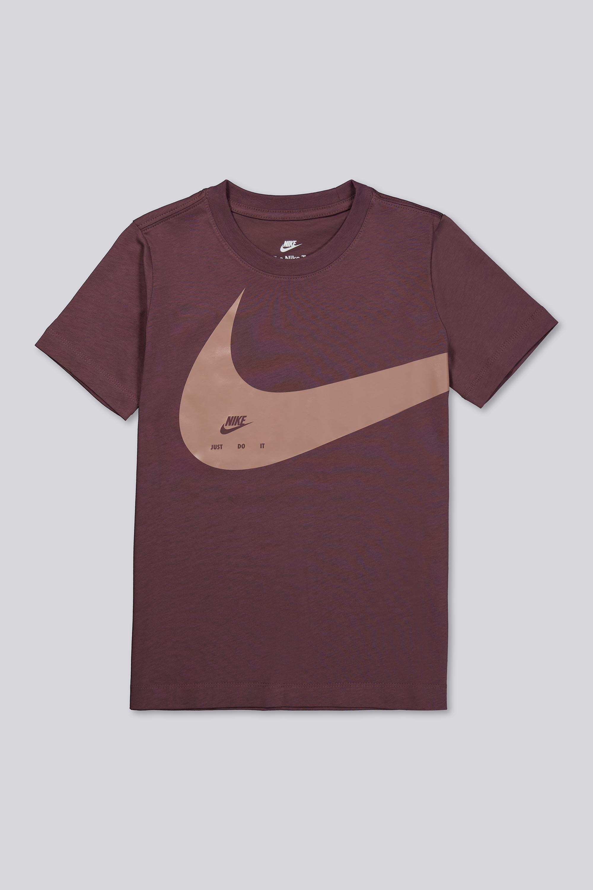 T-Shirt Nike - T-Shirt Algodão Rapaz Tamanho 15 Homem Castanho