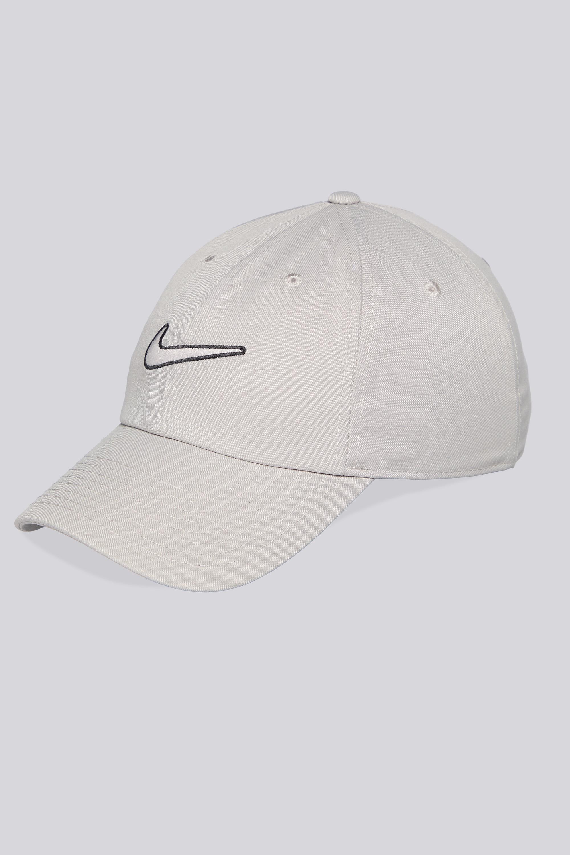 Nike Nsw H86 Swoosh - Cinza - Boné Tamanho T.u. Unisex Cinzento