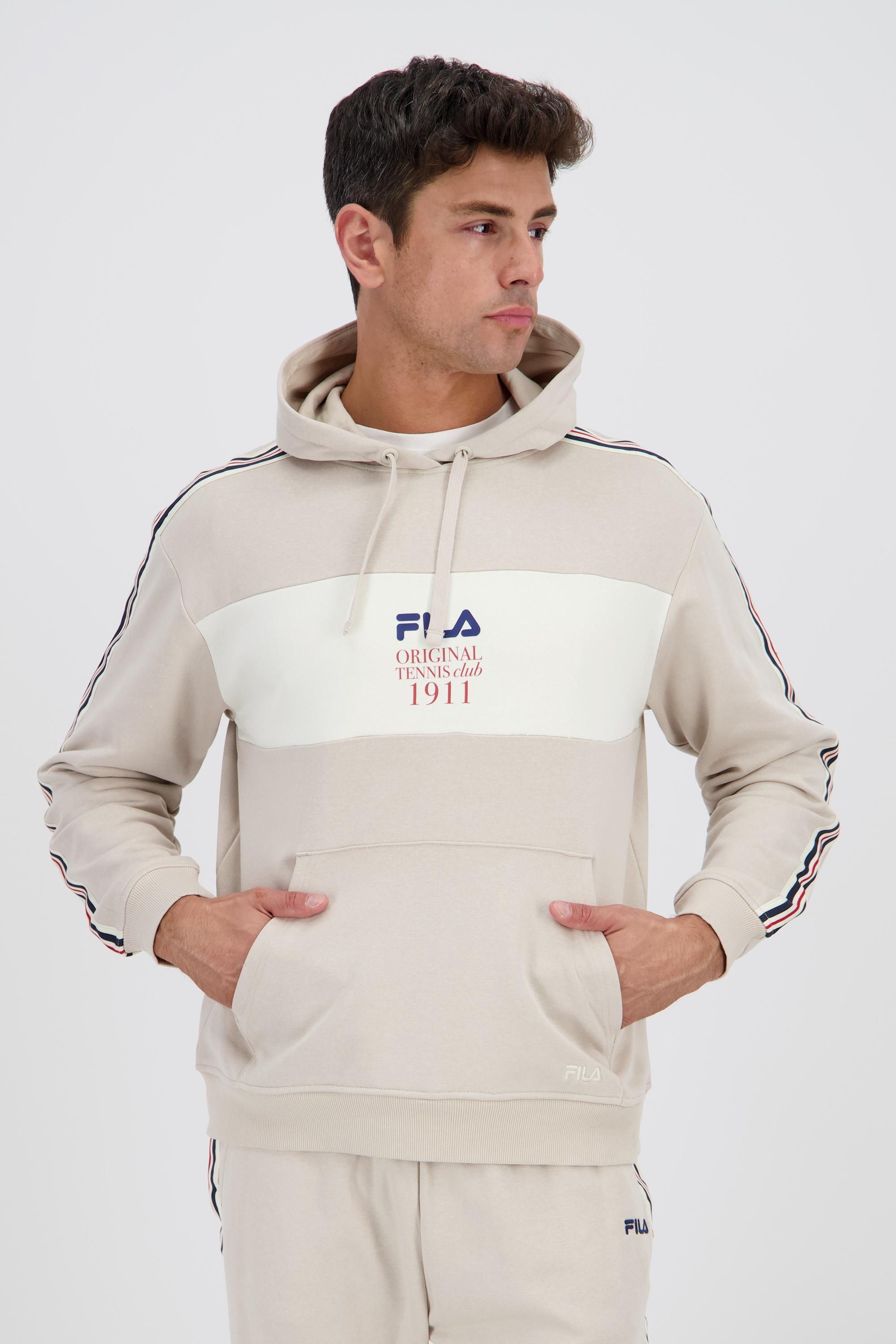 Fila Heritage - Arena - Sudadera Capucha Hombre talla S