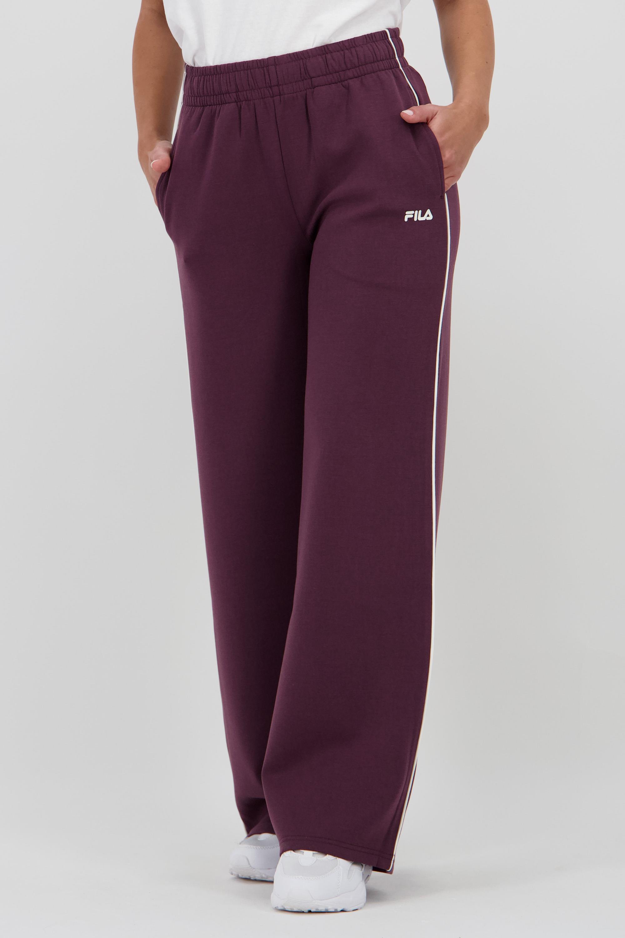 Pantalón Fila - Rojo - Pantalón Ancho Mujer talla