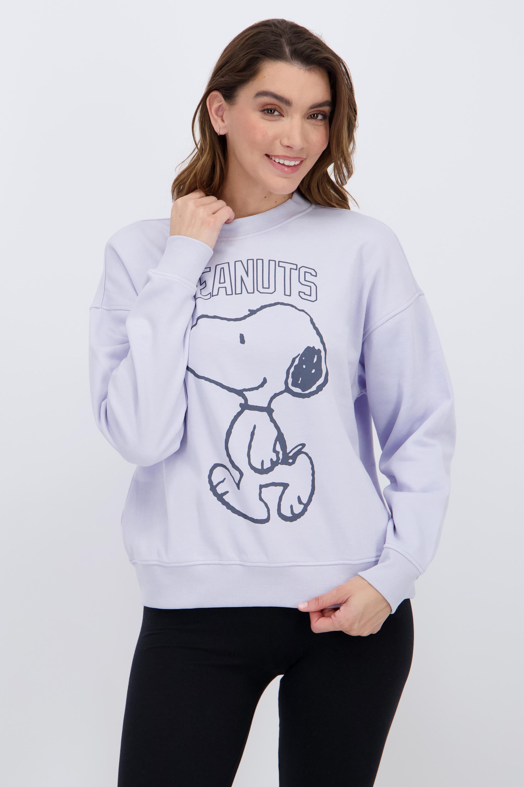 Sudadera Felpa Snoopy - Azul - Sudadera Mujer Peanuts talla