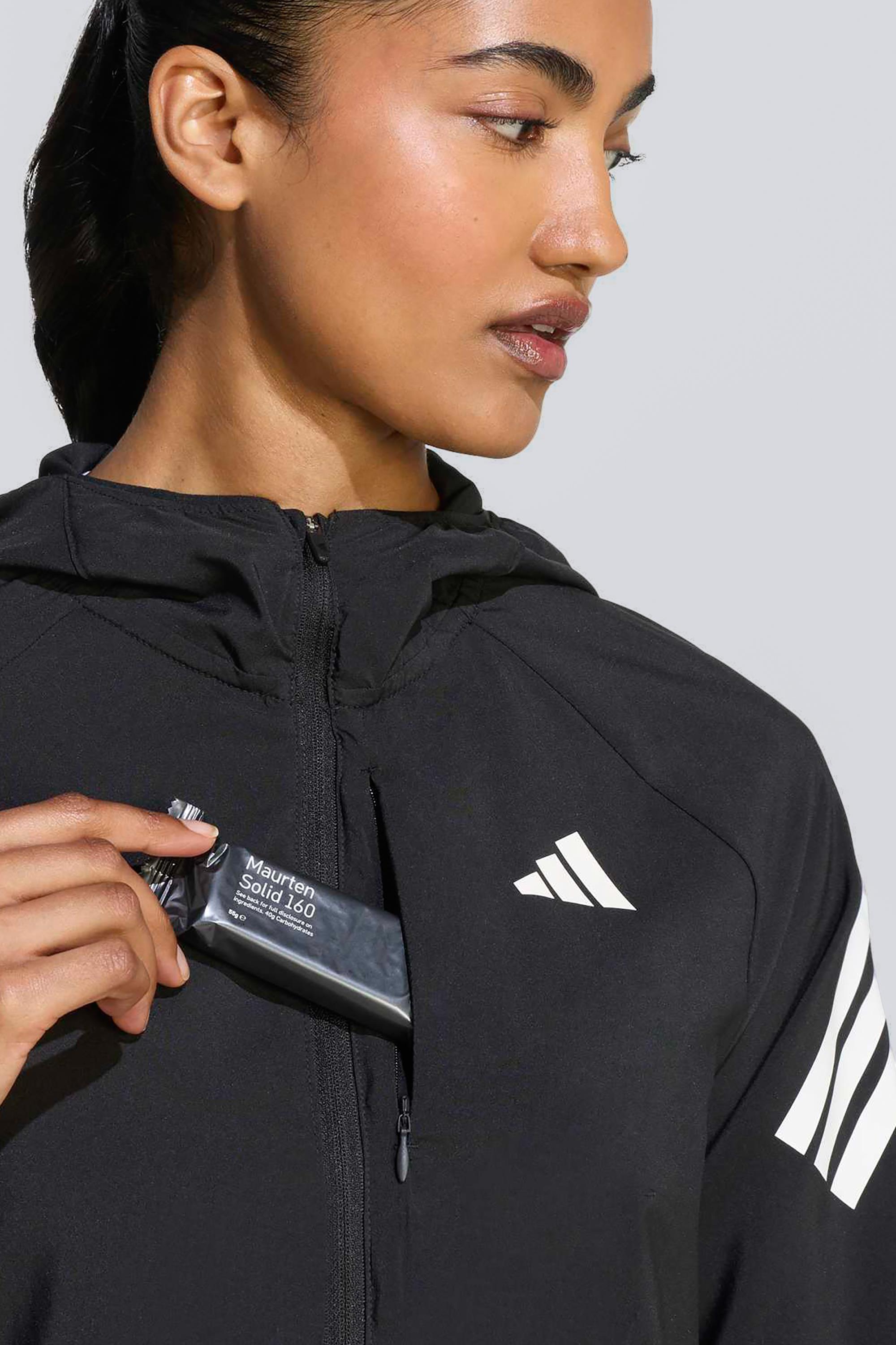 Adidas Camiseta Cortavientos Mujer Negro
