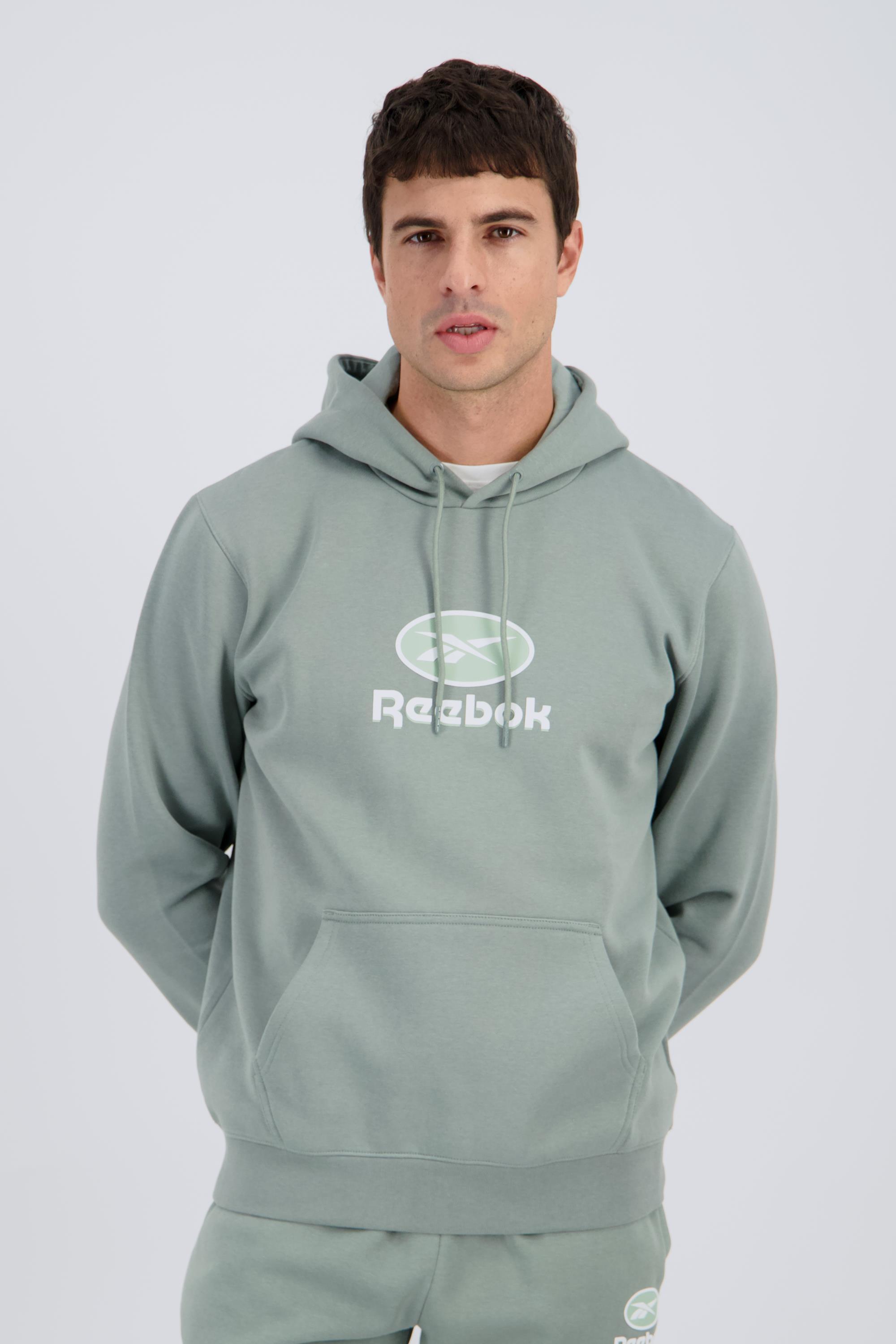 Reebok Oval - Kaki - Sudadera Capucha Hombre talla 2XL
