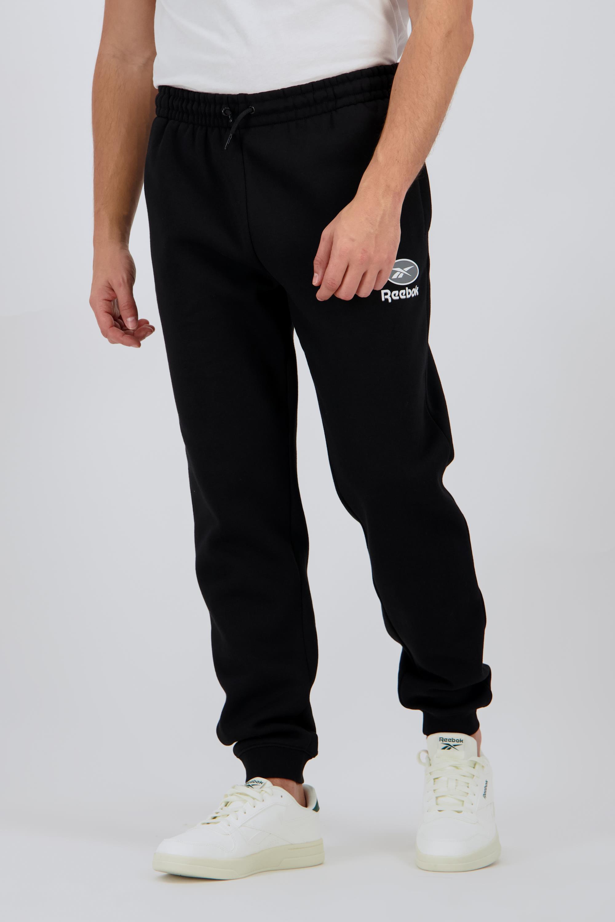 Reebok Oval - Negro - Pantalón Algodón Hombre talla S