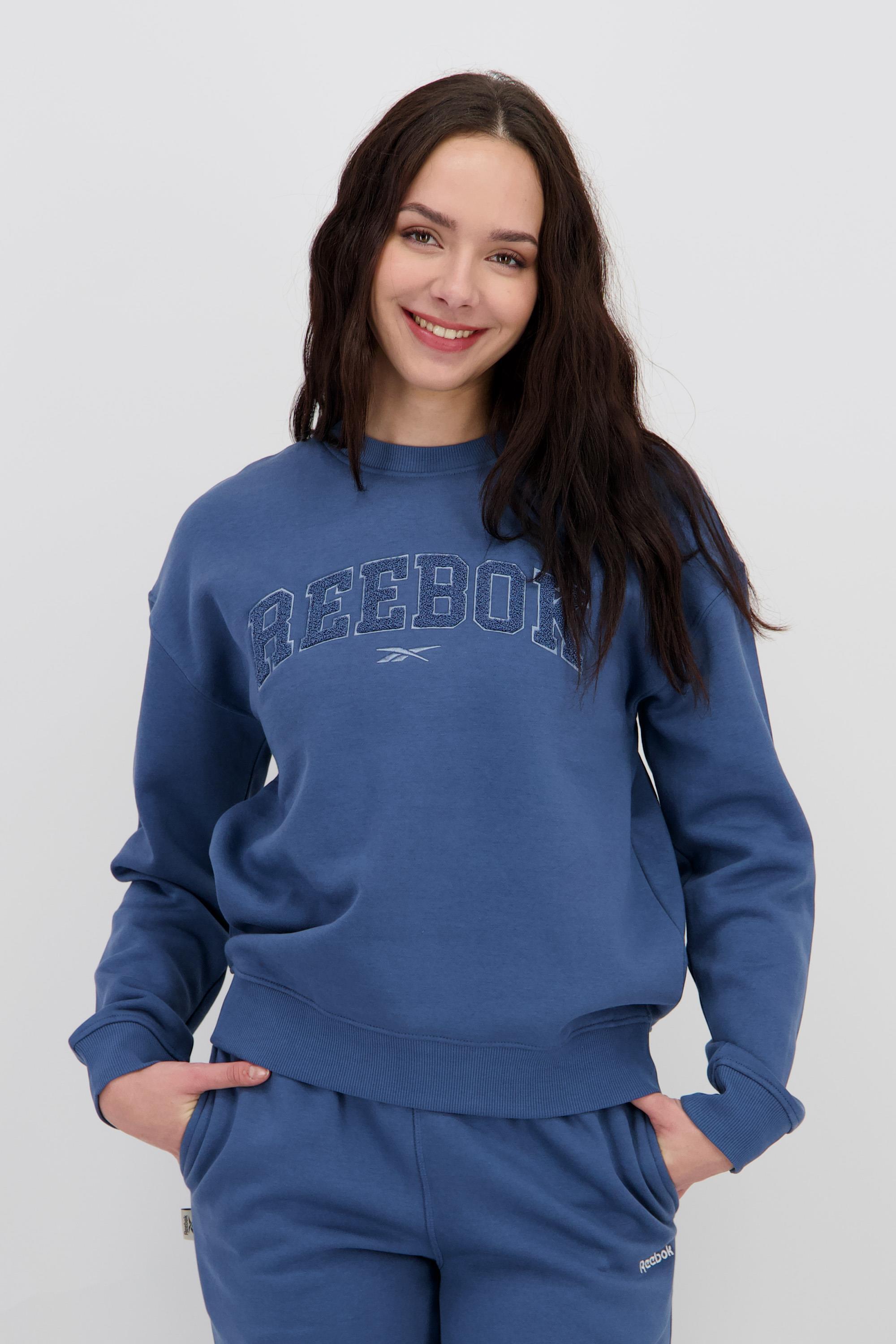 Boucle - Azul - Sudadera Felpa Mujer talla