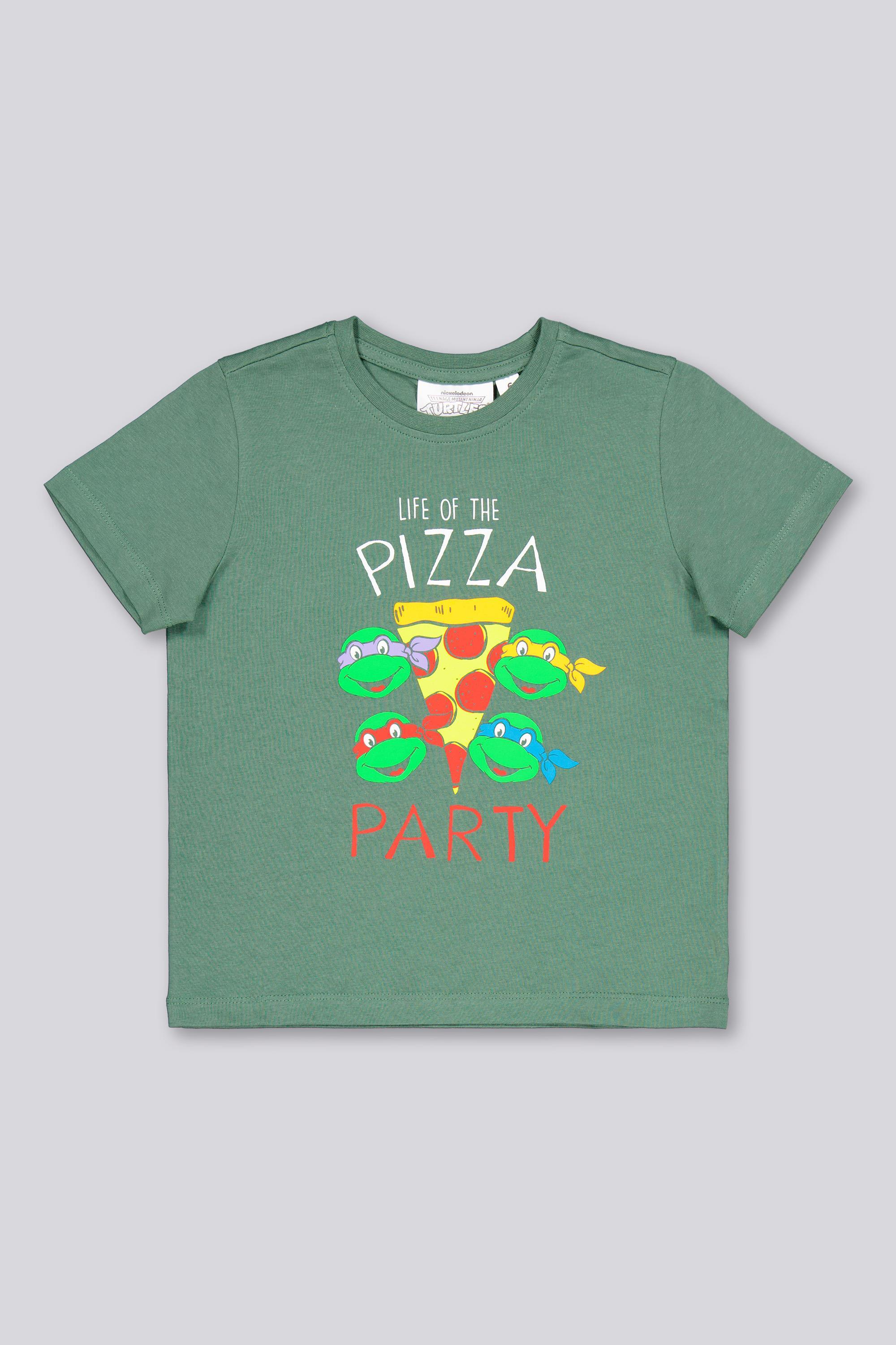 Tortugas Ninja Camiseta - Kaki - Algodón Niño Verde - Talla 2