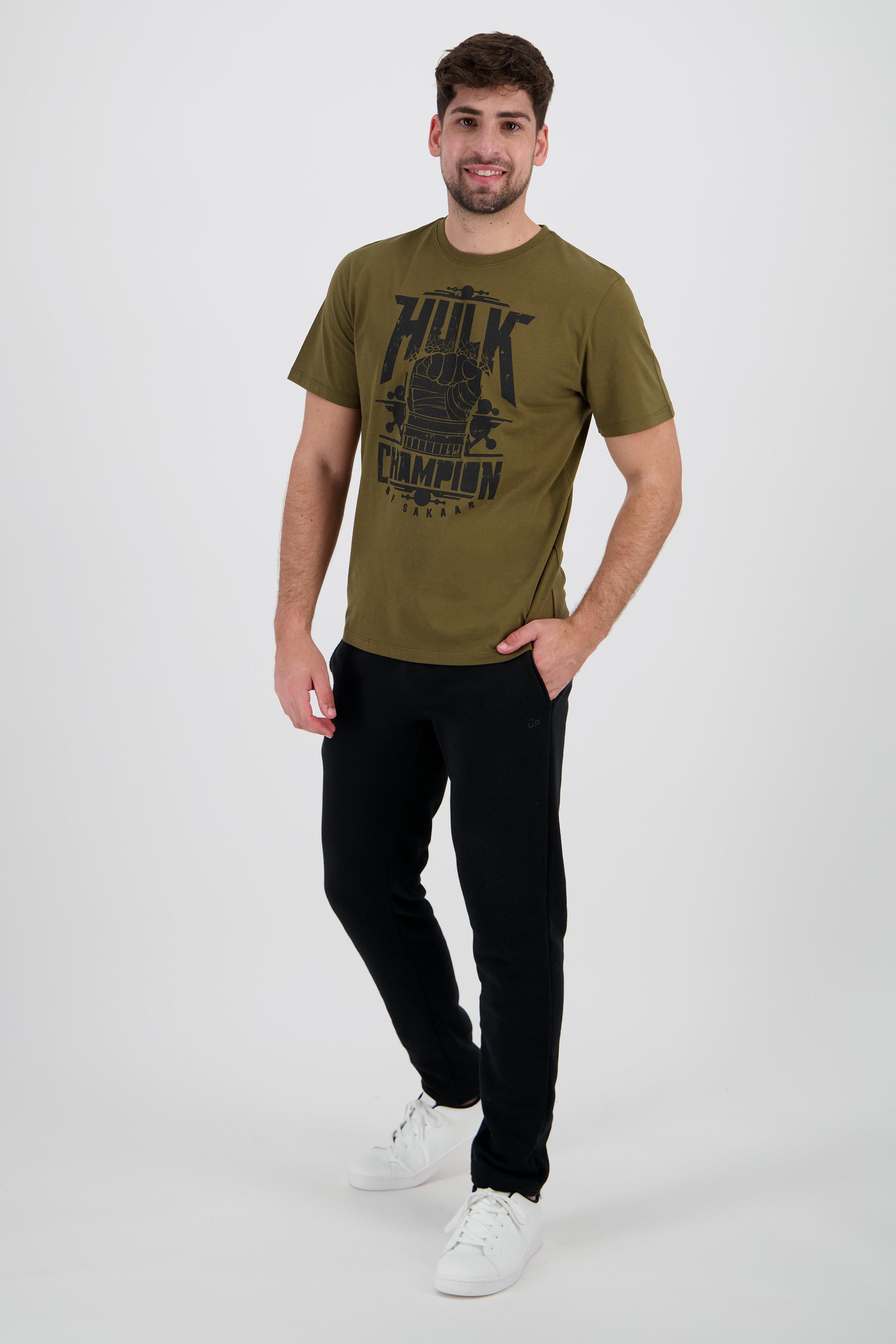 T-Shirt Hulk - Caqui - T-Shirt Homem Marvel Tamanho Xl-image