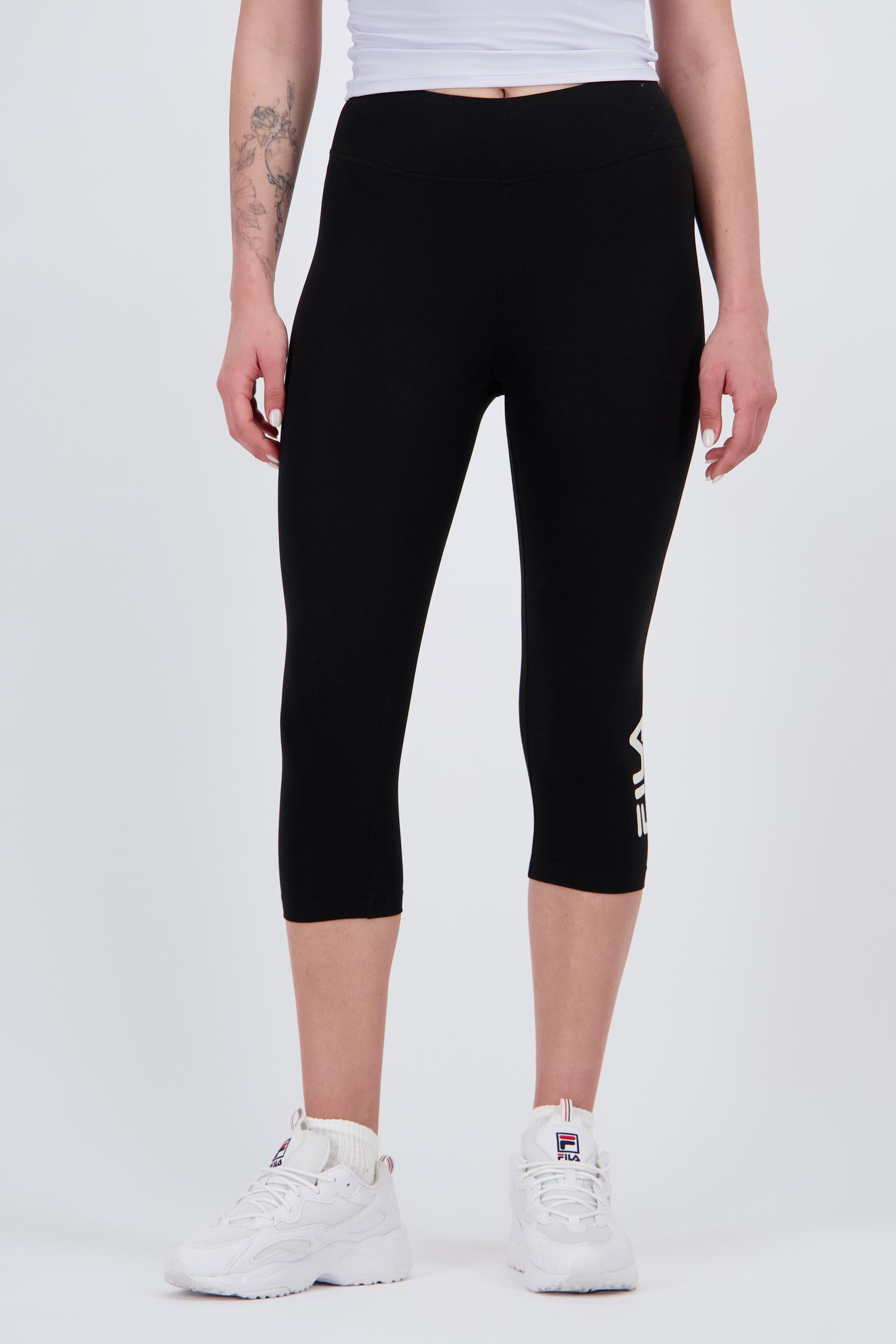 Fila Heritage - Negro - Mallas Pirata Mujer talla XS