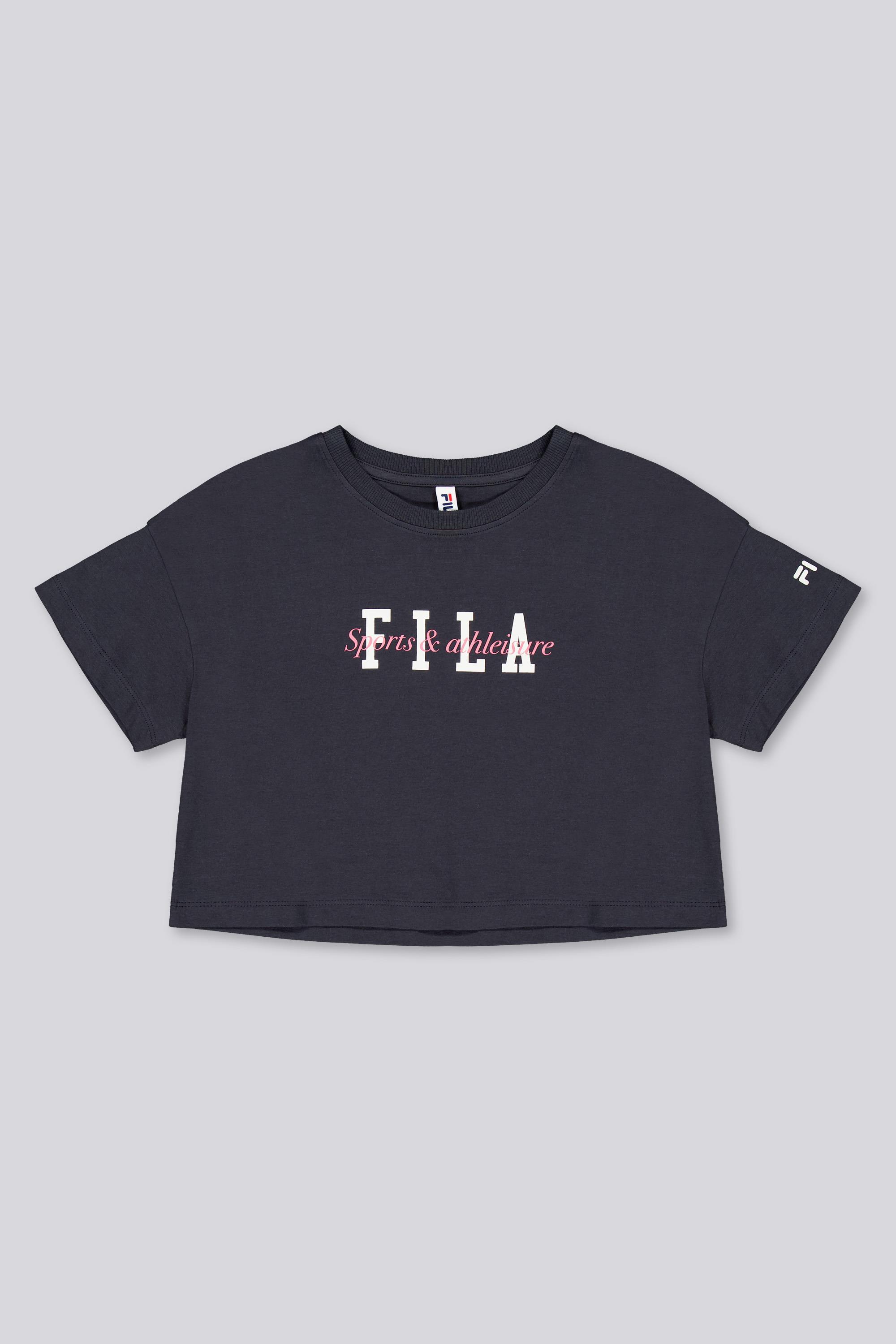 Fila Heritage - Cinza - T-shirt Crop Rapariga tamanho 16