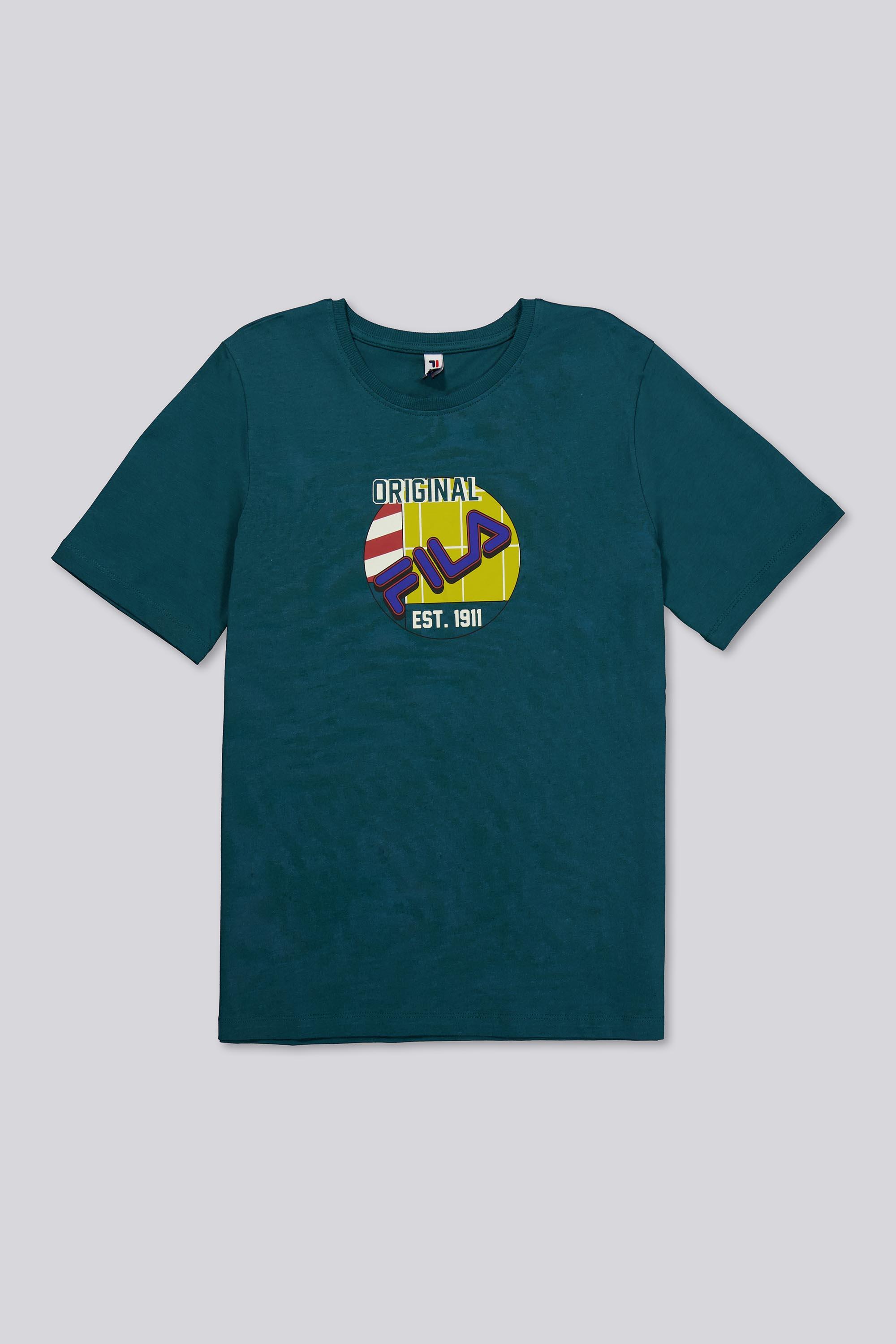 Fila Heritage - Verde - Camiseta Niño talla 16