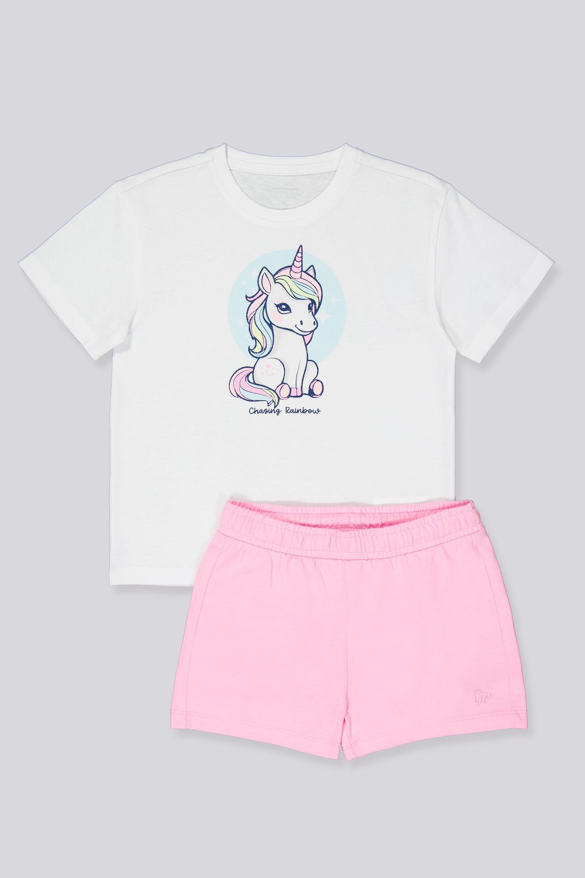 Unicornio - Blanco - Conjunto Niña talla 4