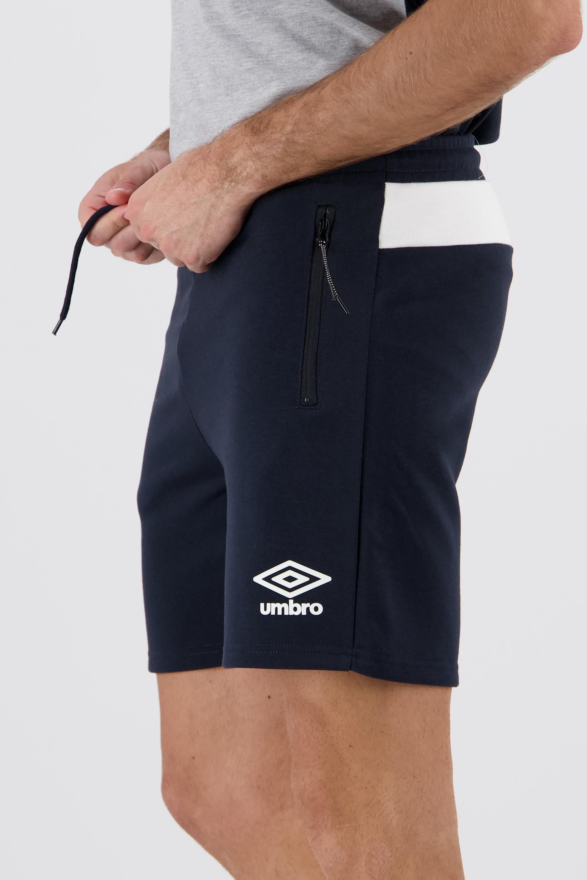 Pantalón Corto Umbro Bloque - Gris - Algodón Hombre talla M