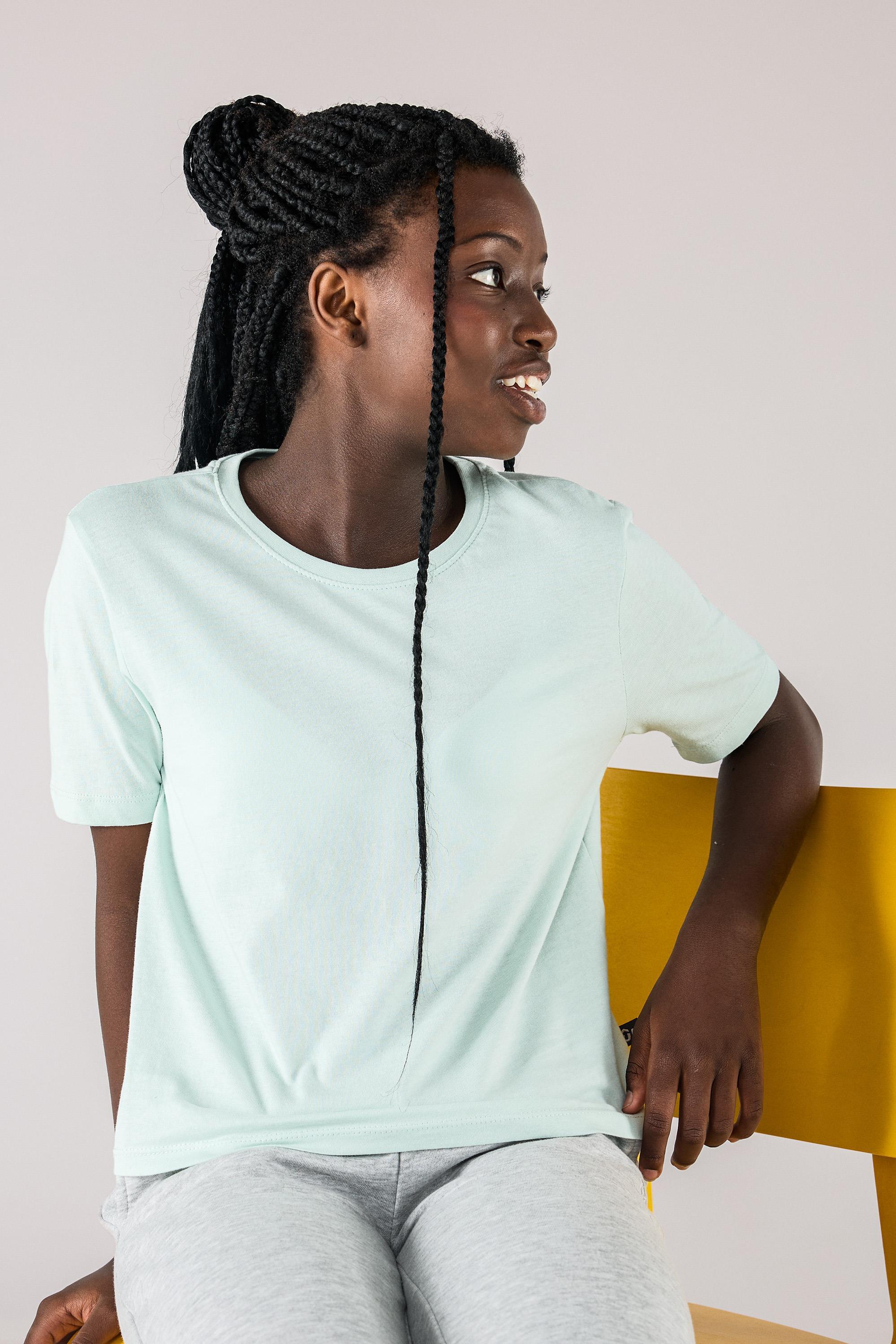 Camiseta Algodón Up - Verde - Camiseta Niñ talla 16