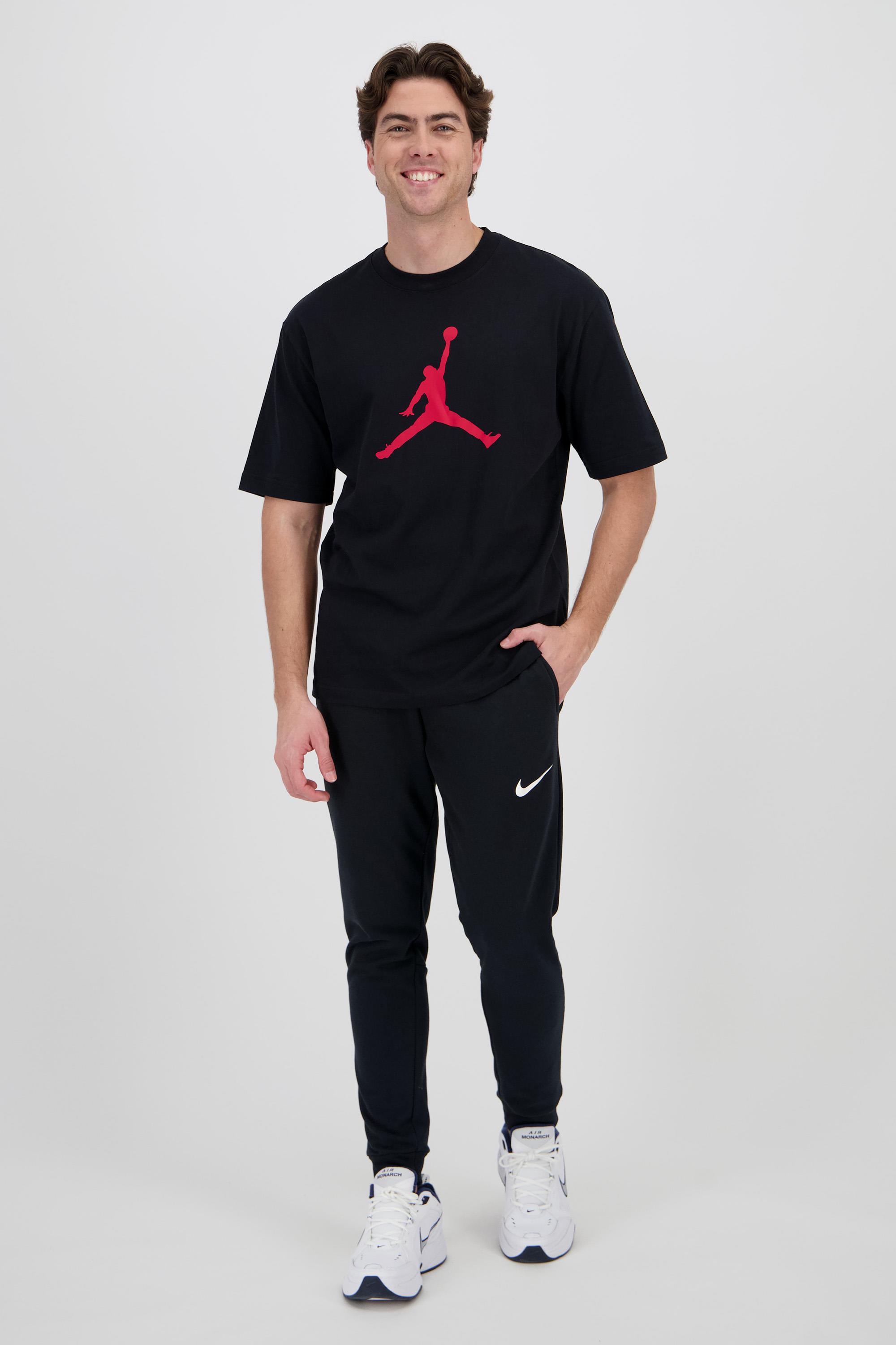 T-Shirt Jordan - T-Shirt Algodão Pequeno Homem Preto