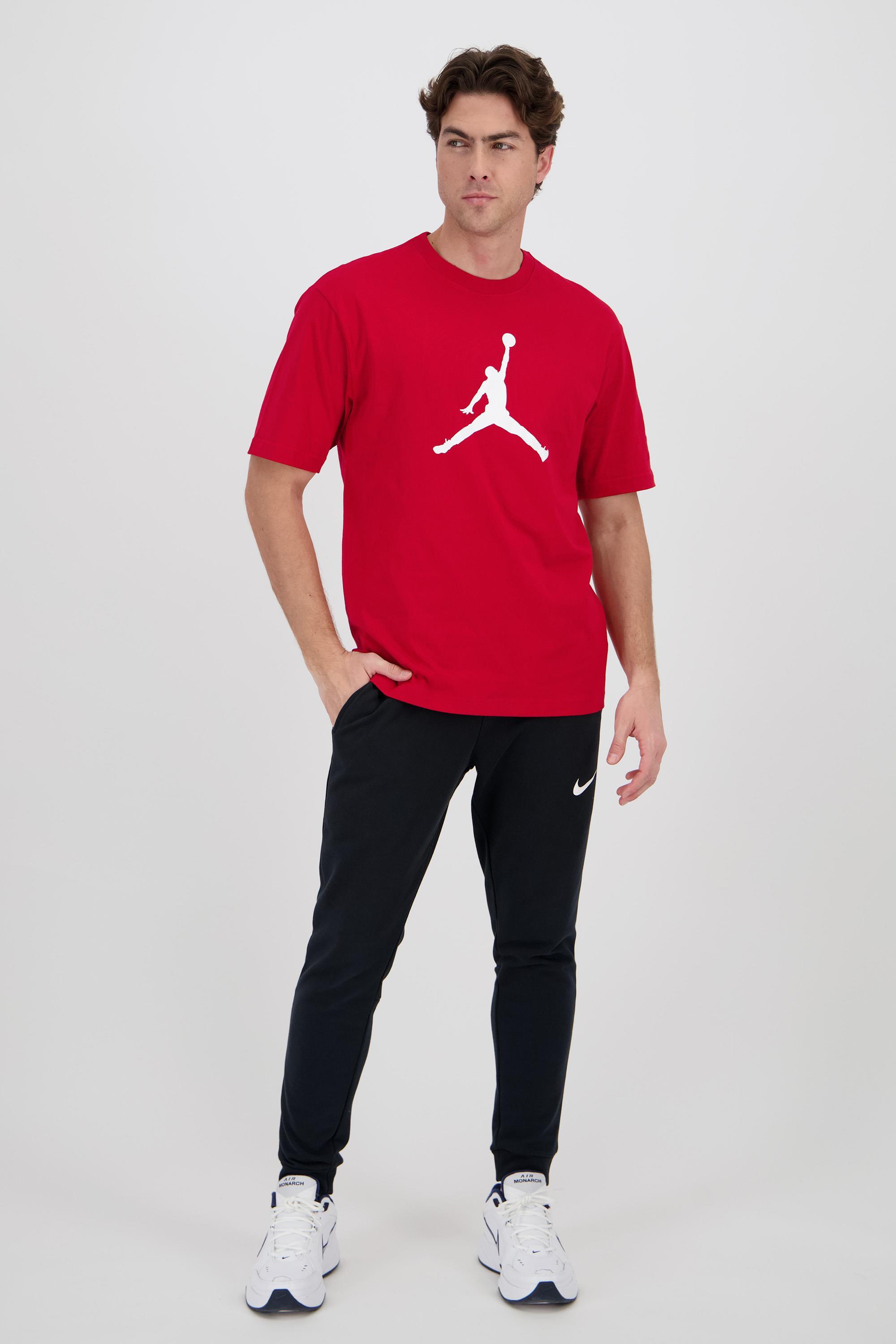 T-Shirt Jordan - T-Shirt Algodão Pequeno Homem Vermelho