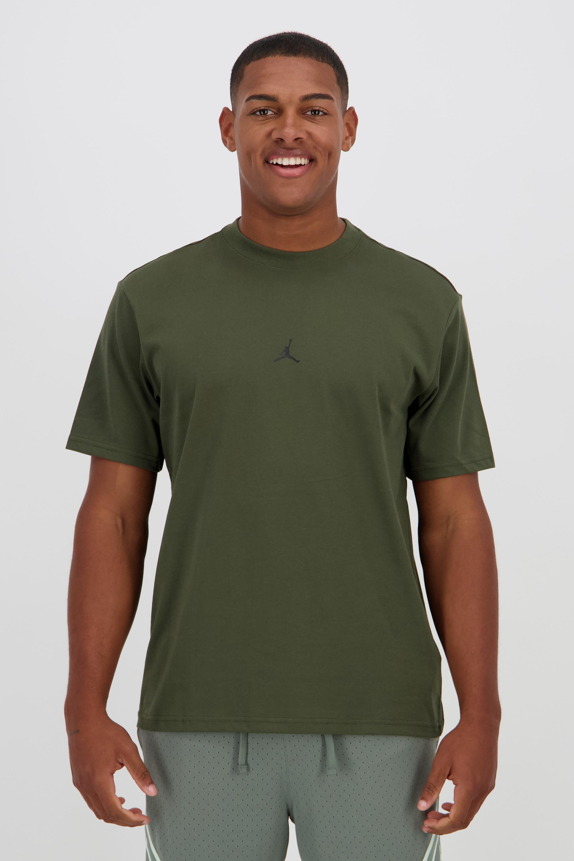 T-Shirt Jordan - Caqui - T-Shirt Algodão Pequeno Homem Verde