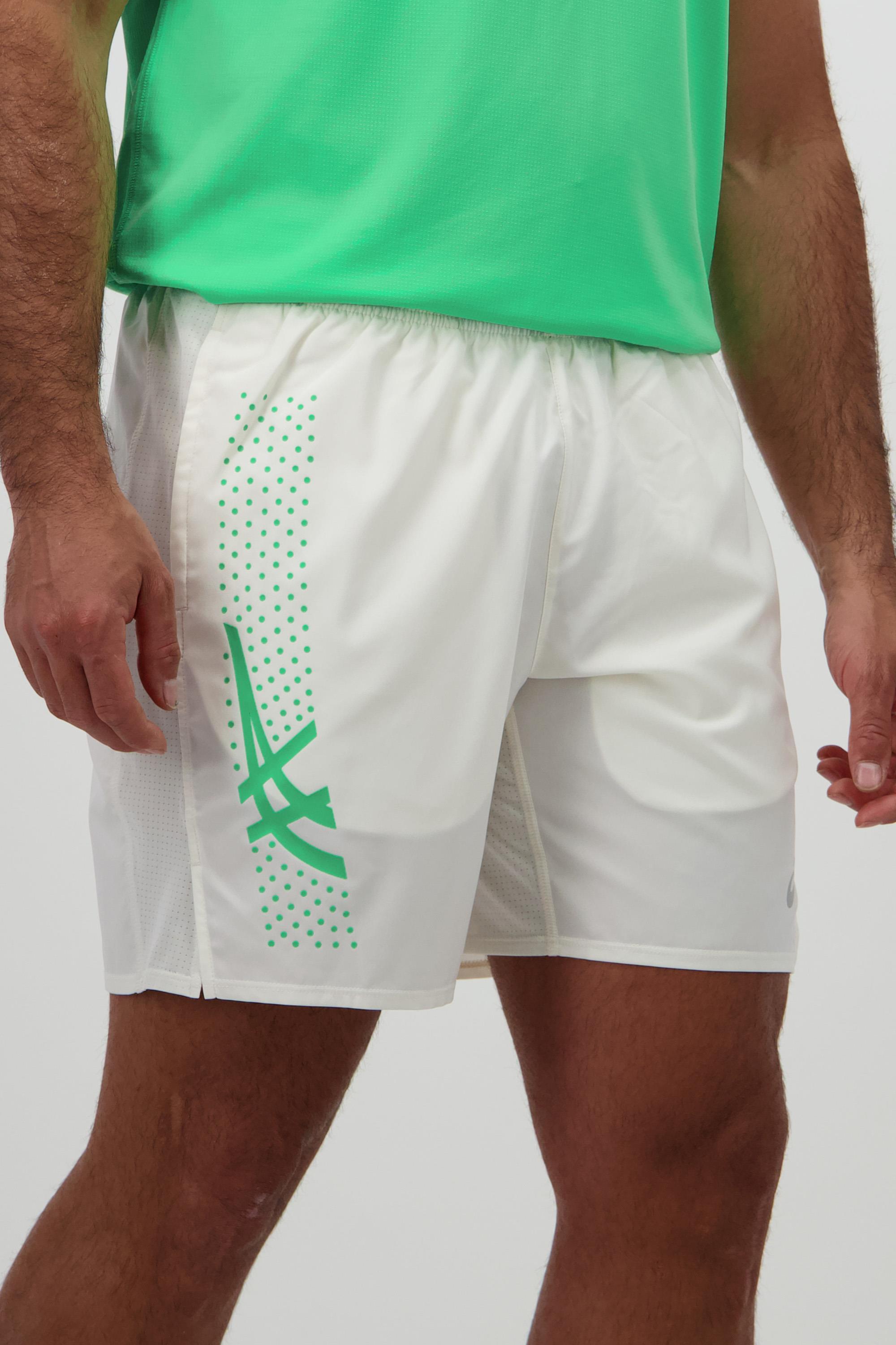 Asics Icon - Branco - Calções Running Homem | Sport Zone