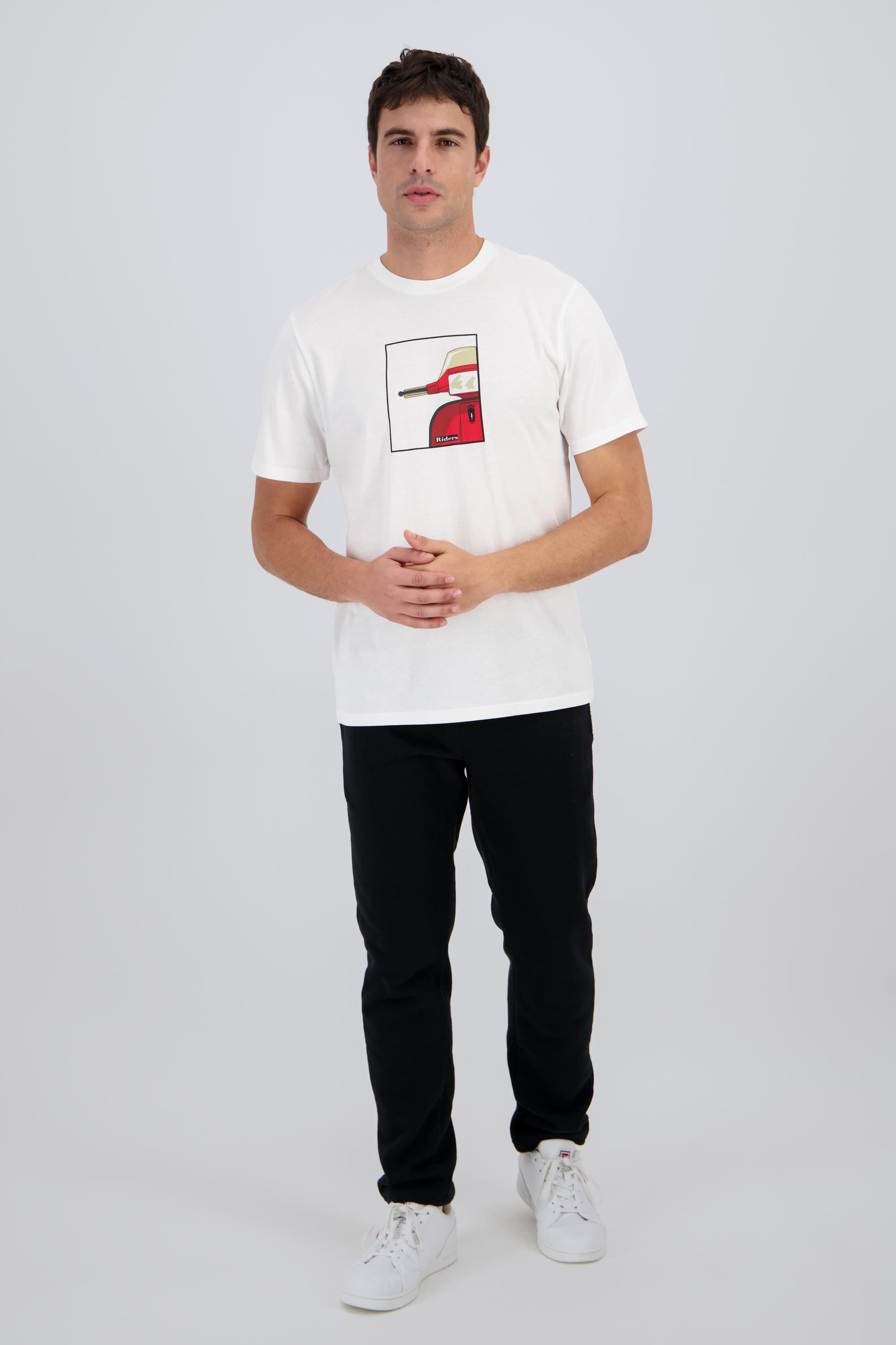 Silver Riders - Branco - T-Shirt AlgodãO Homem Tamanho M-image