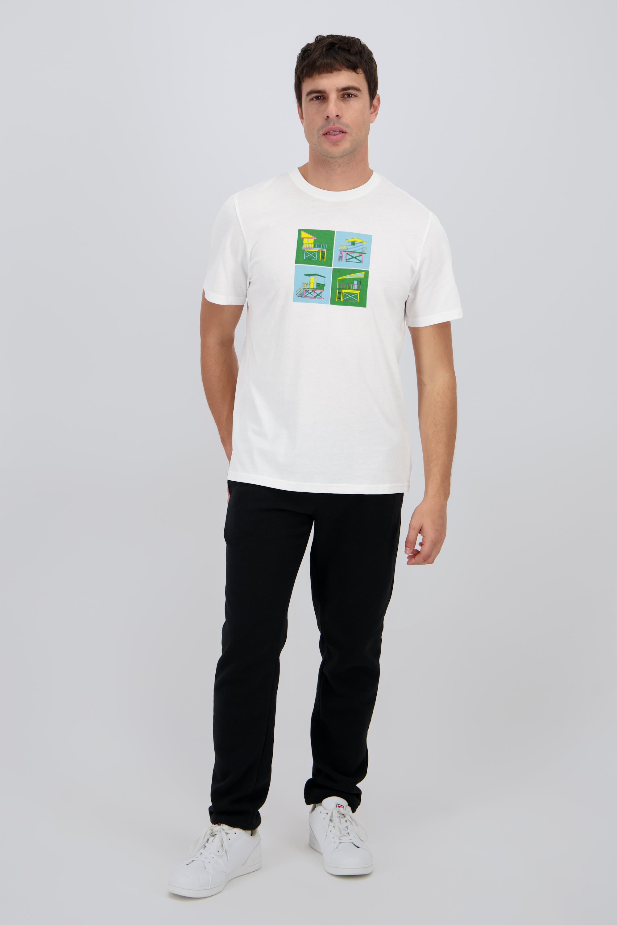 Silver Miami Beach - Branco - T-Shirt Homem Tamanho S-image