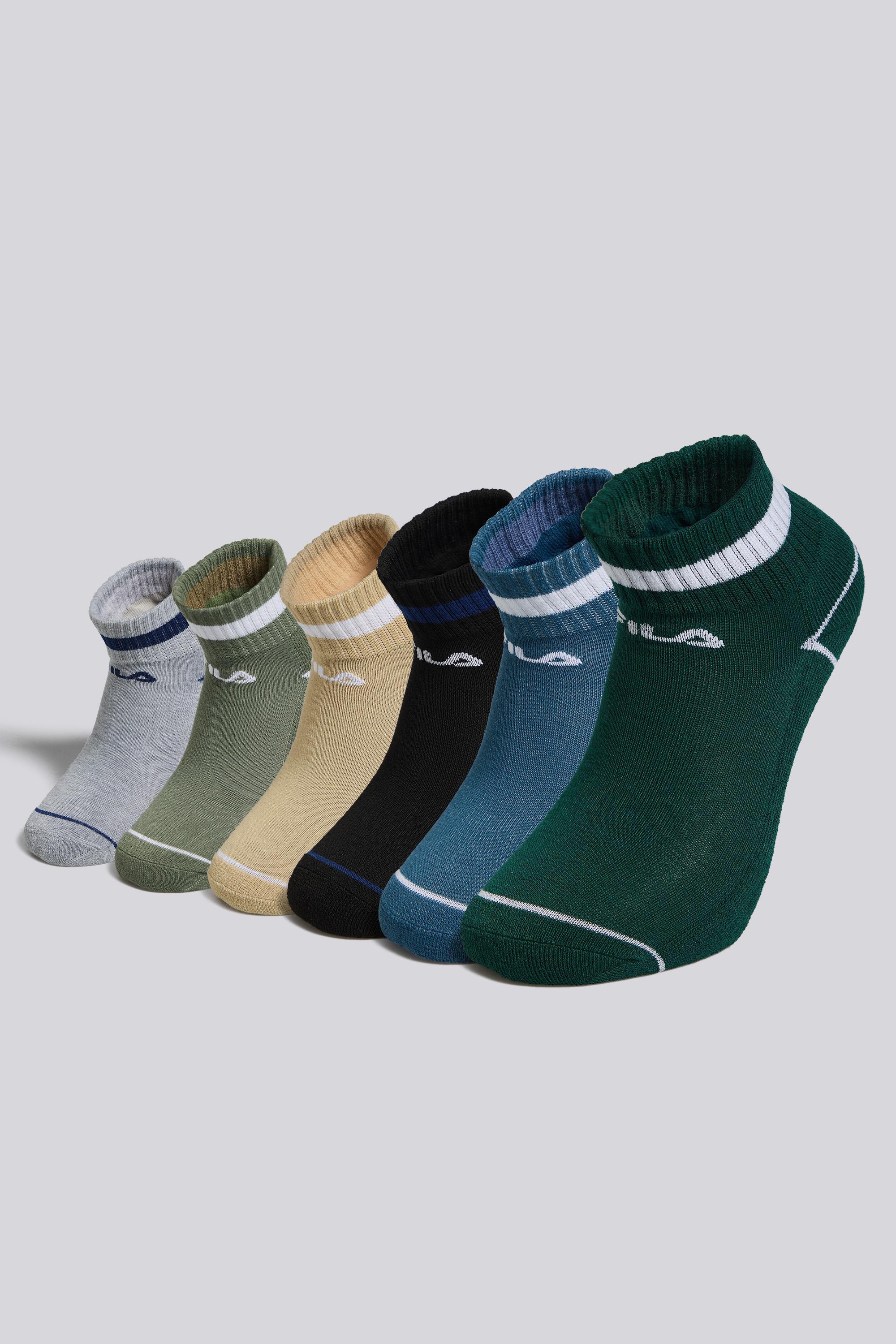 Calcetines Tobilleros Deporte Fila Pack 6 Hombre talla UNICA