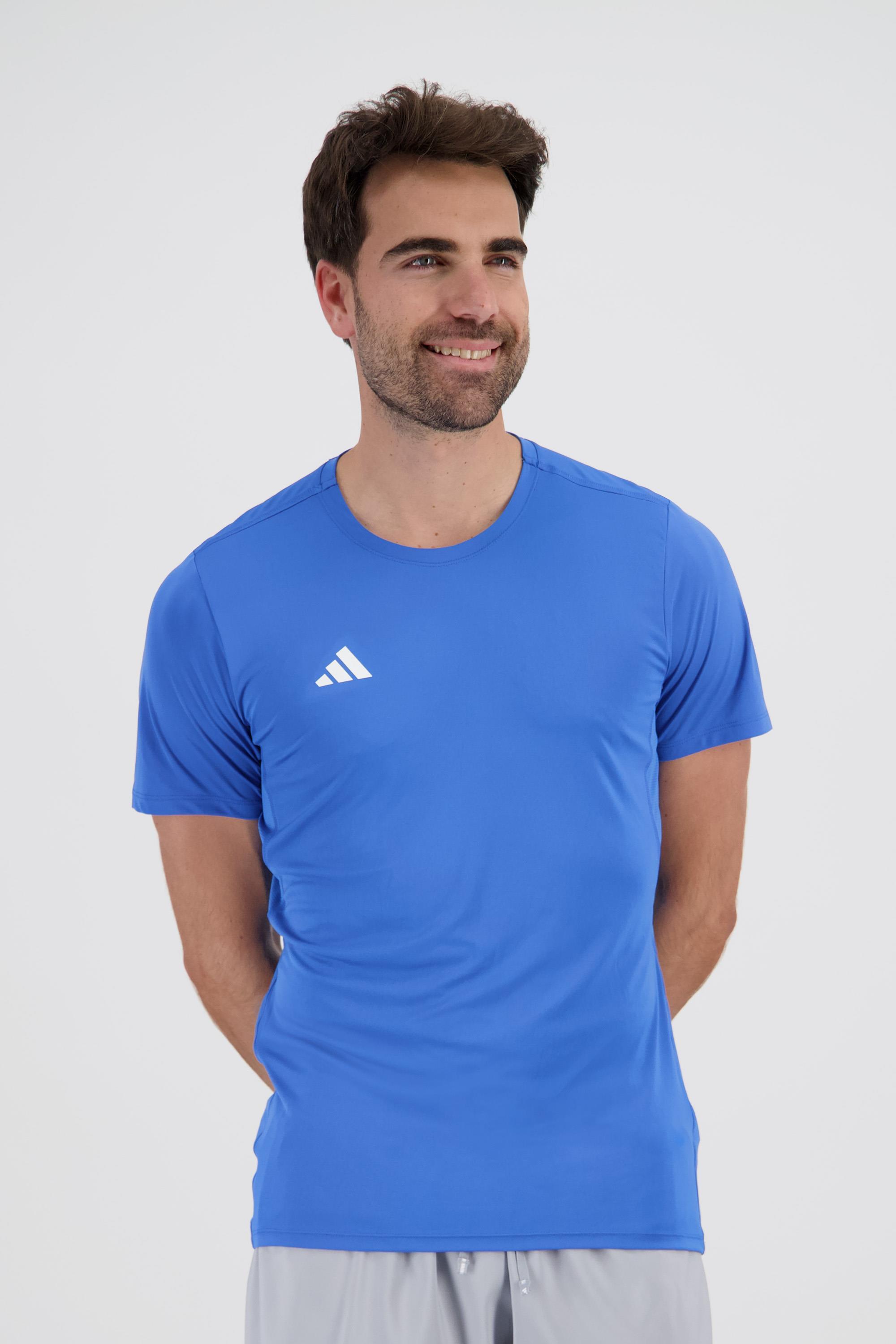Adidas Adizero Camiseta Running Hombre Azul - Talla L