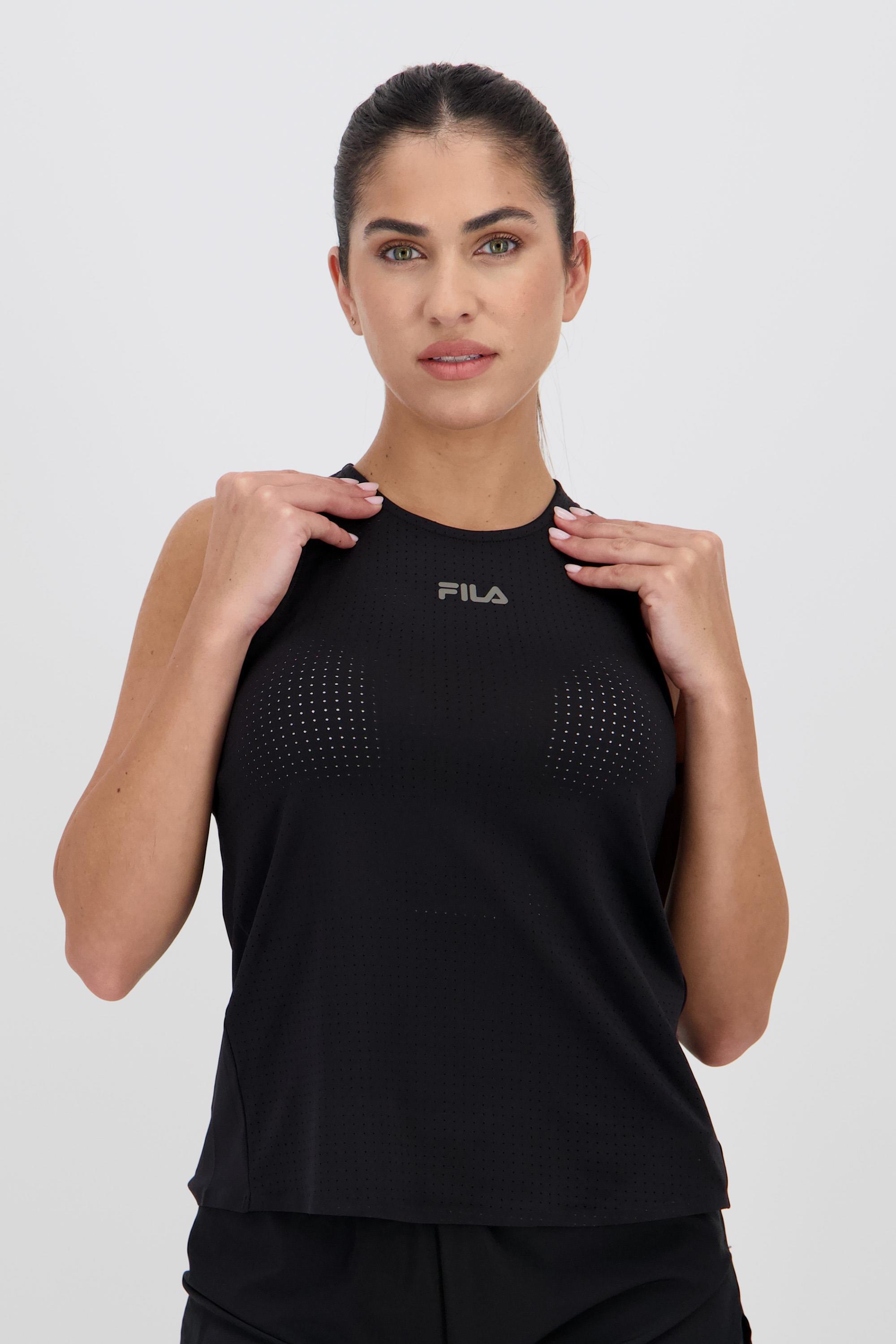 Camiseta Fila - Negro - Camiseta Tirantes Mujer talla