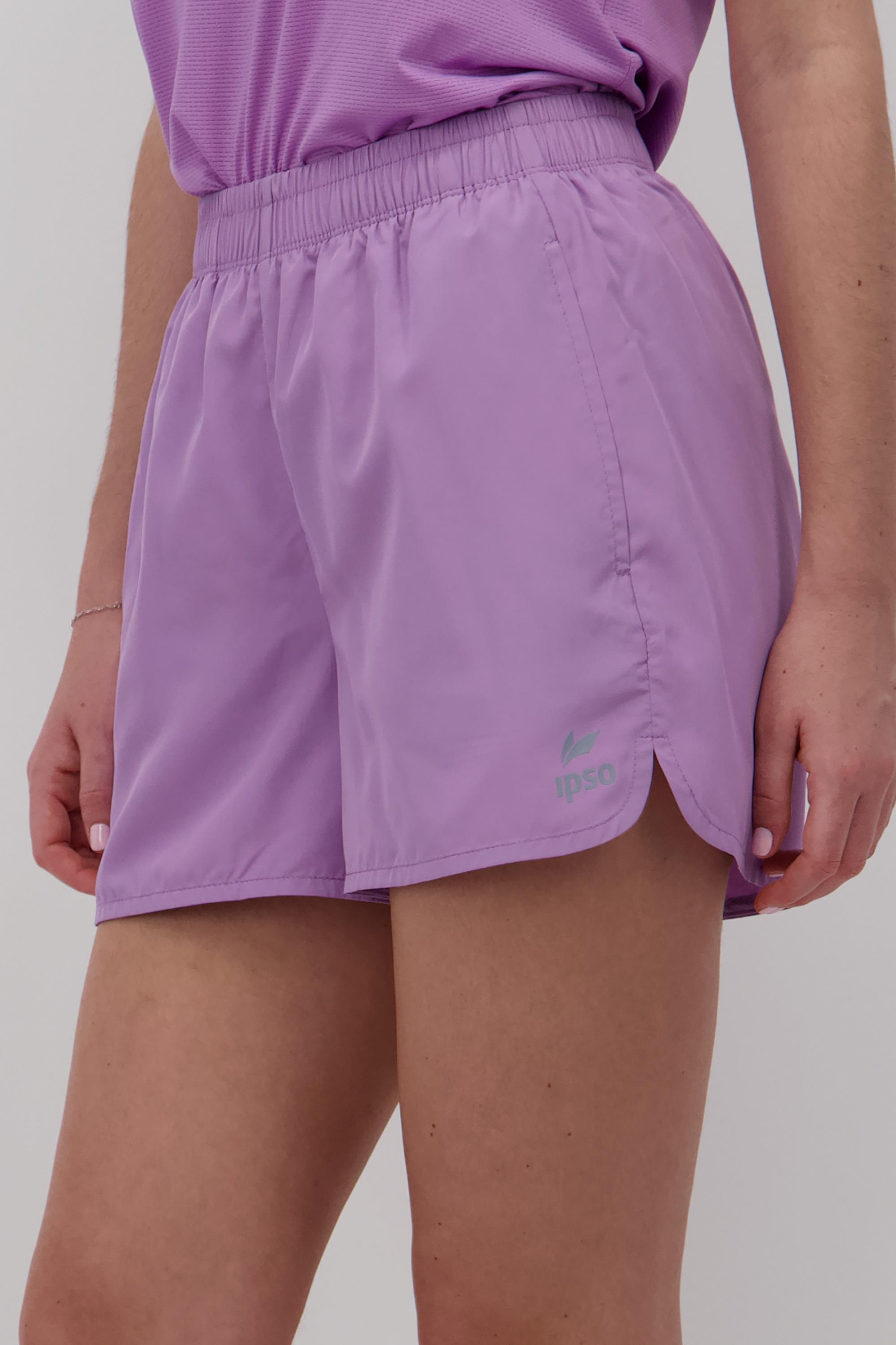 Pantalón Corto Ipso - Malva - Pantalón Running Mujer talla