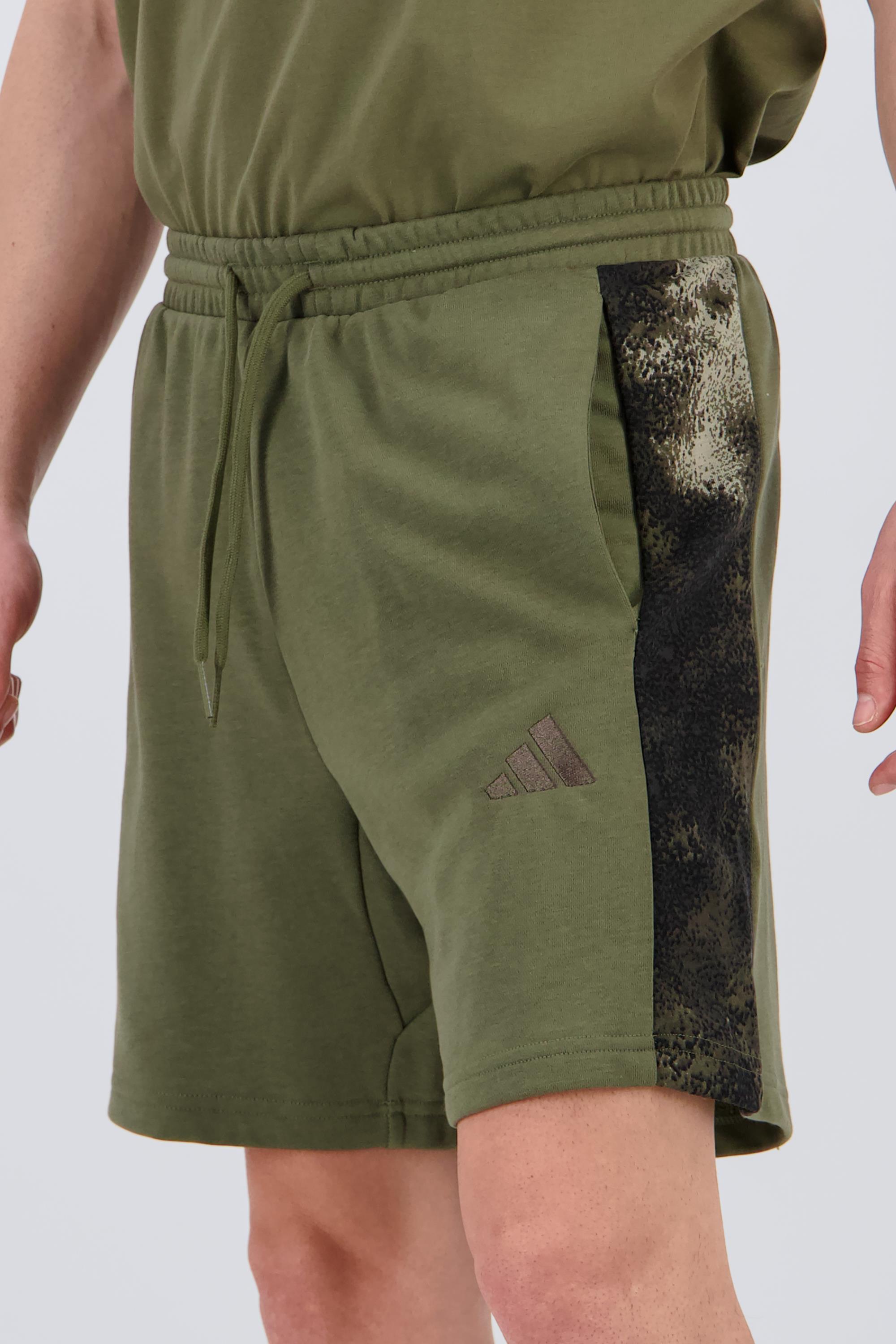 Adidas Camo - Caqui - Calções Extra Pequeno Homem Verde