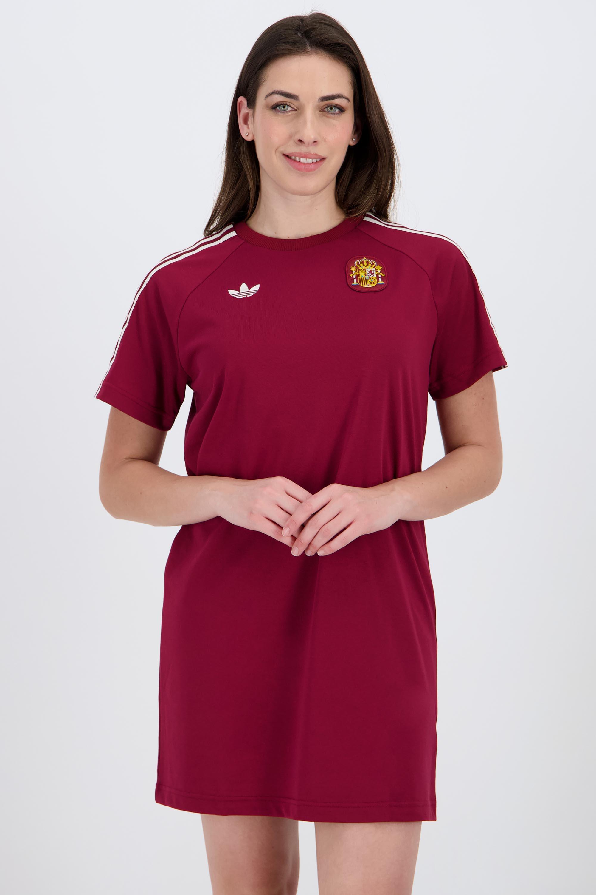 Vestido España Mundial 2026 Vestido Holgado Mujer Roja MKP talla 2XS