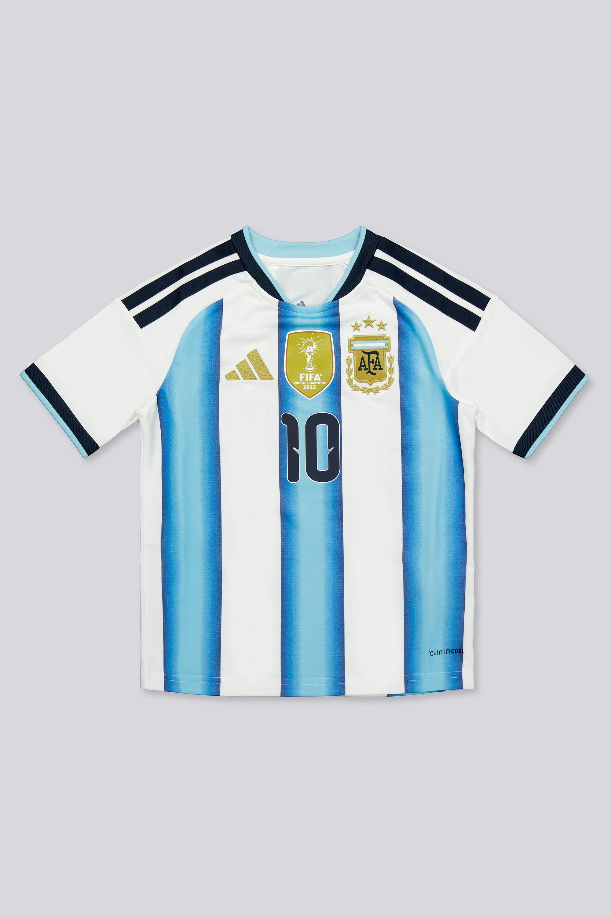 Camiseta Argentina Messi Mundial 2026 1ª Equip. Jr MKP