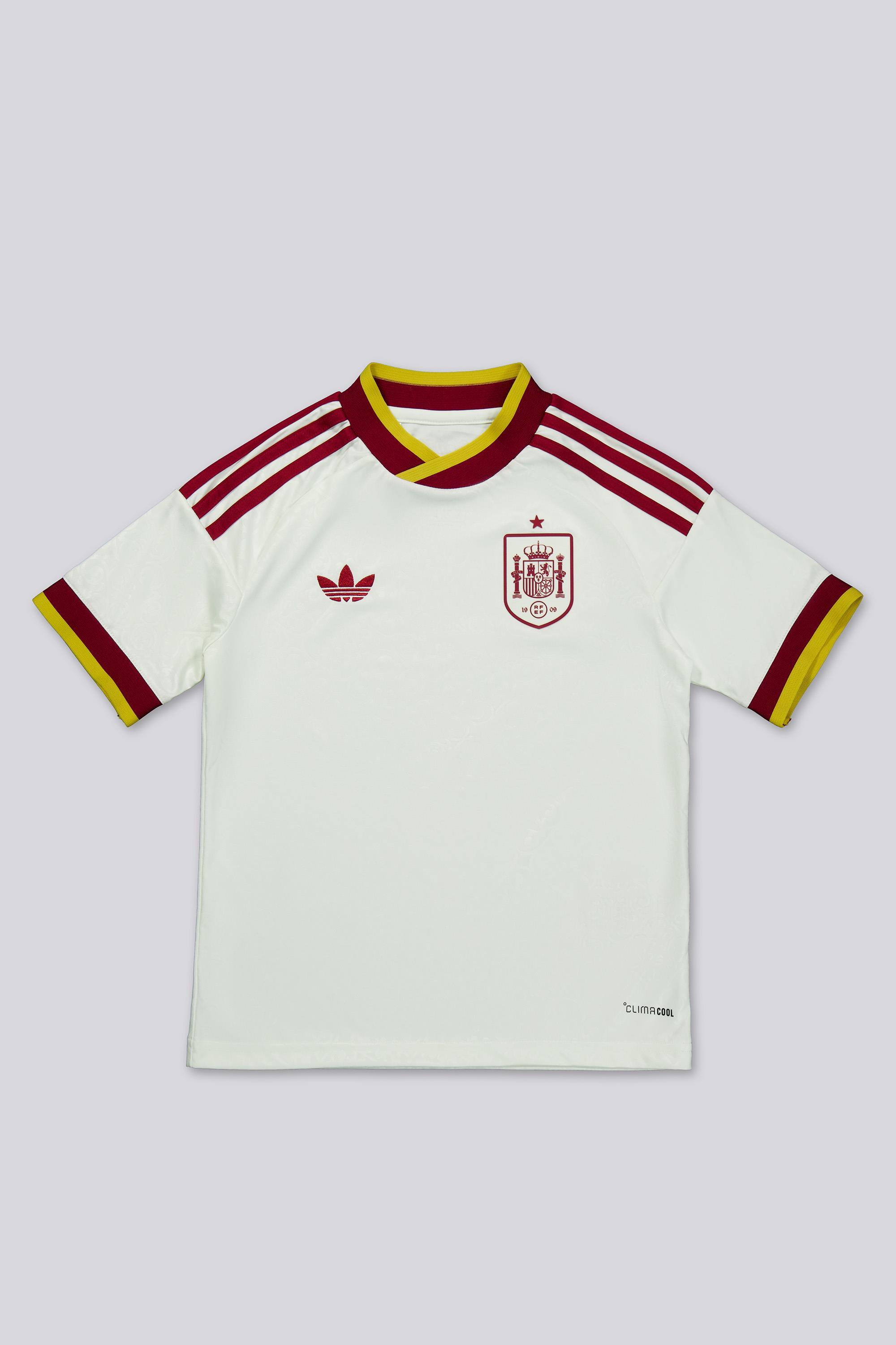 Camiseta España Mundial 2026 2ª Equipación Jr Blanca MKP talla 16