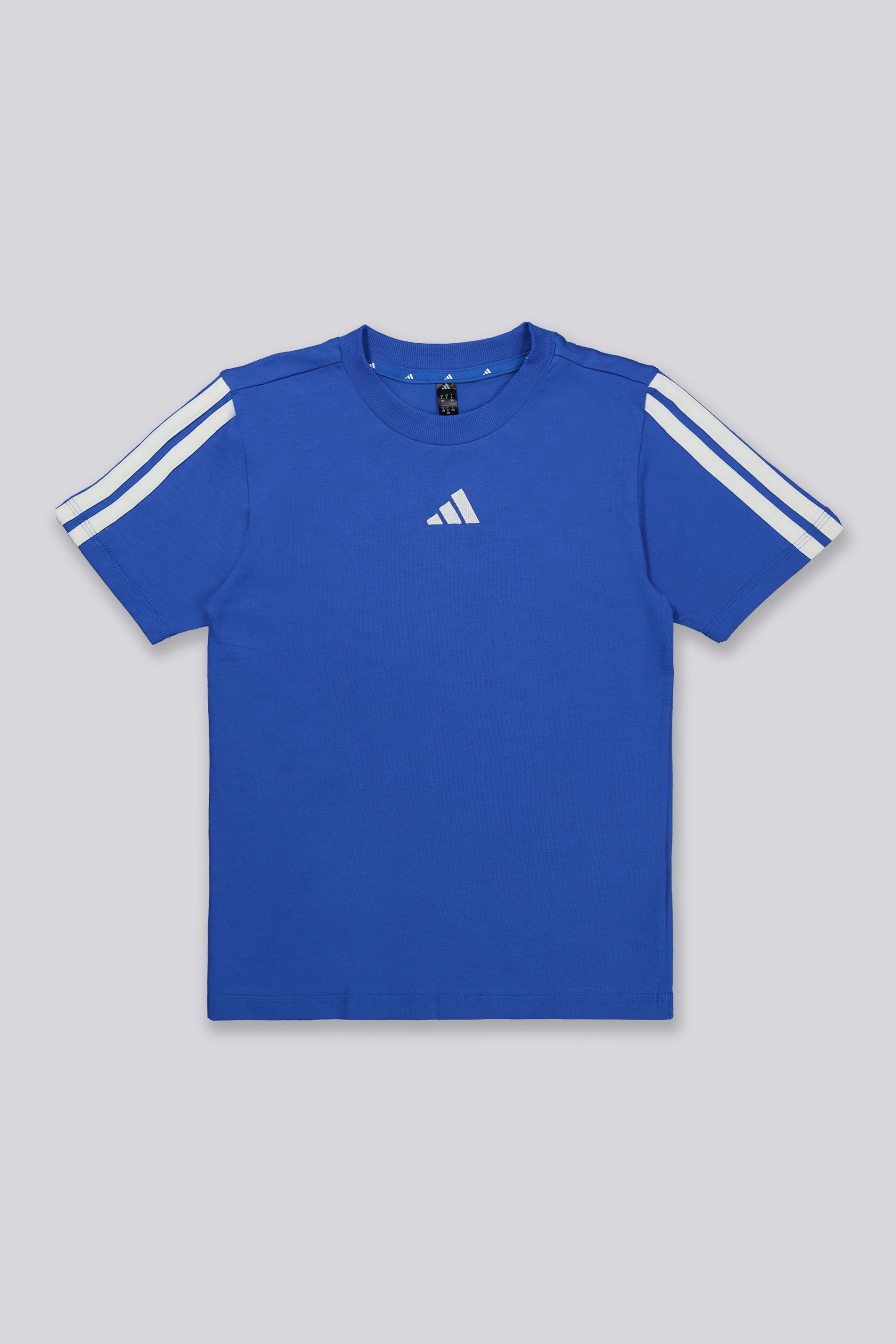 Camiseta Manga Corta adidas - Azul - Camiseta Niño