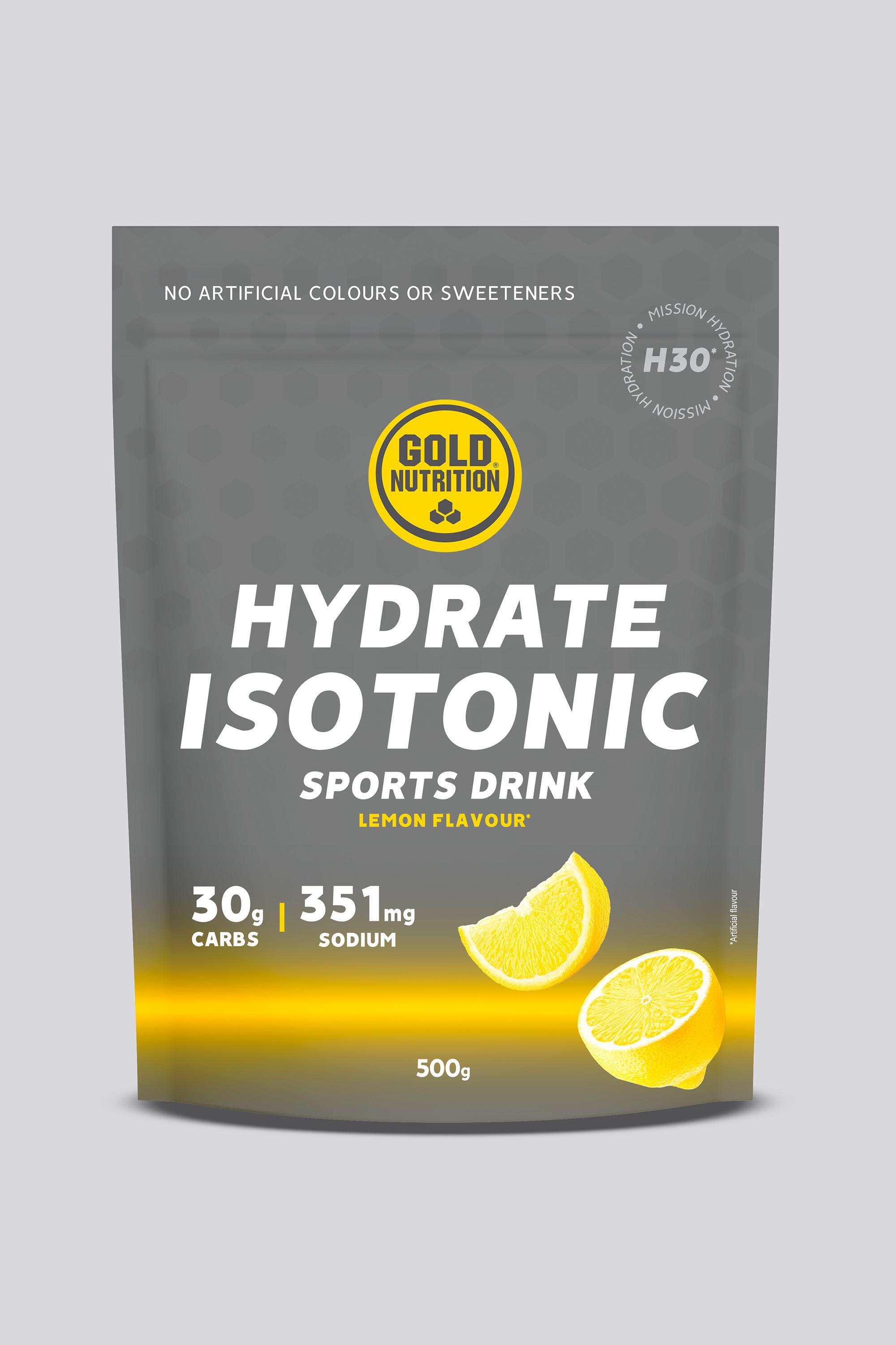 Gold Nutrition Hydrate H30 - Limón - Vitaminas 500 g talla T.U.
