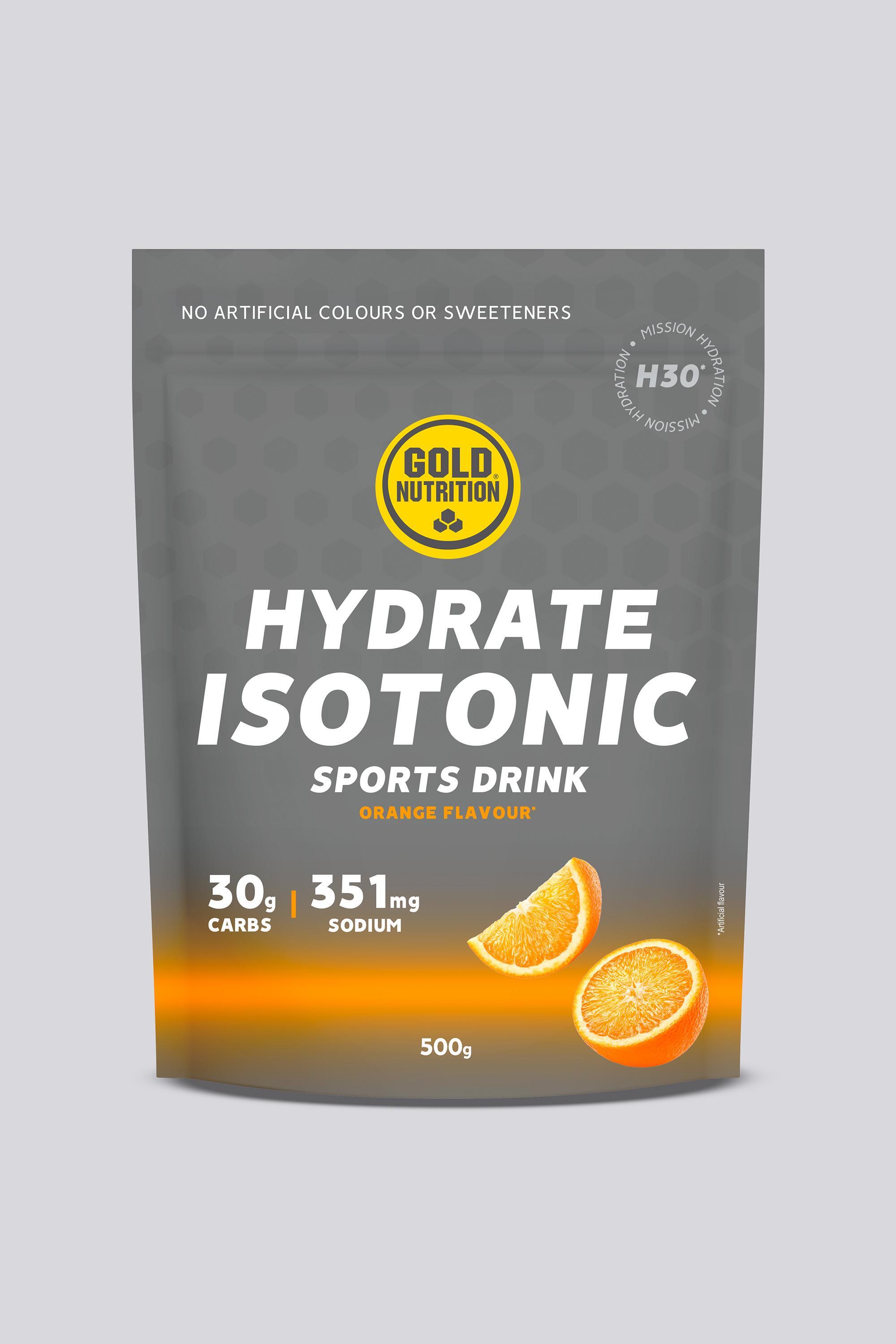 Gold Nutrition Hydrate H30 - Naranja - Vitaminas 500 g talla T.U.