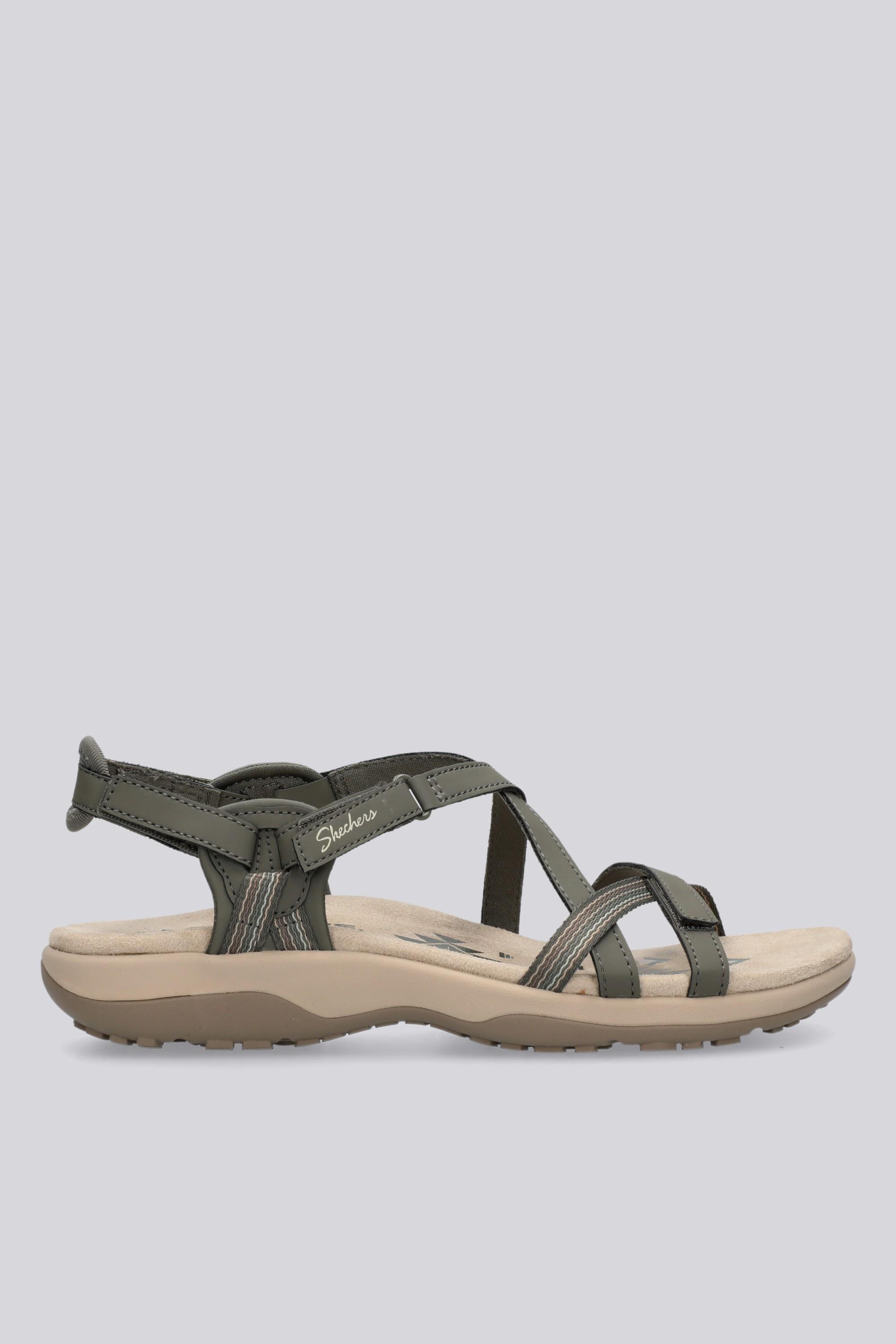 Skechers Reggae Slim - Kaki - Sandalias Trekking Mujer talla 39