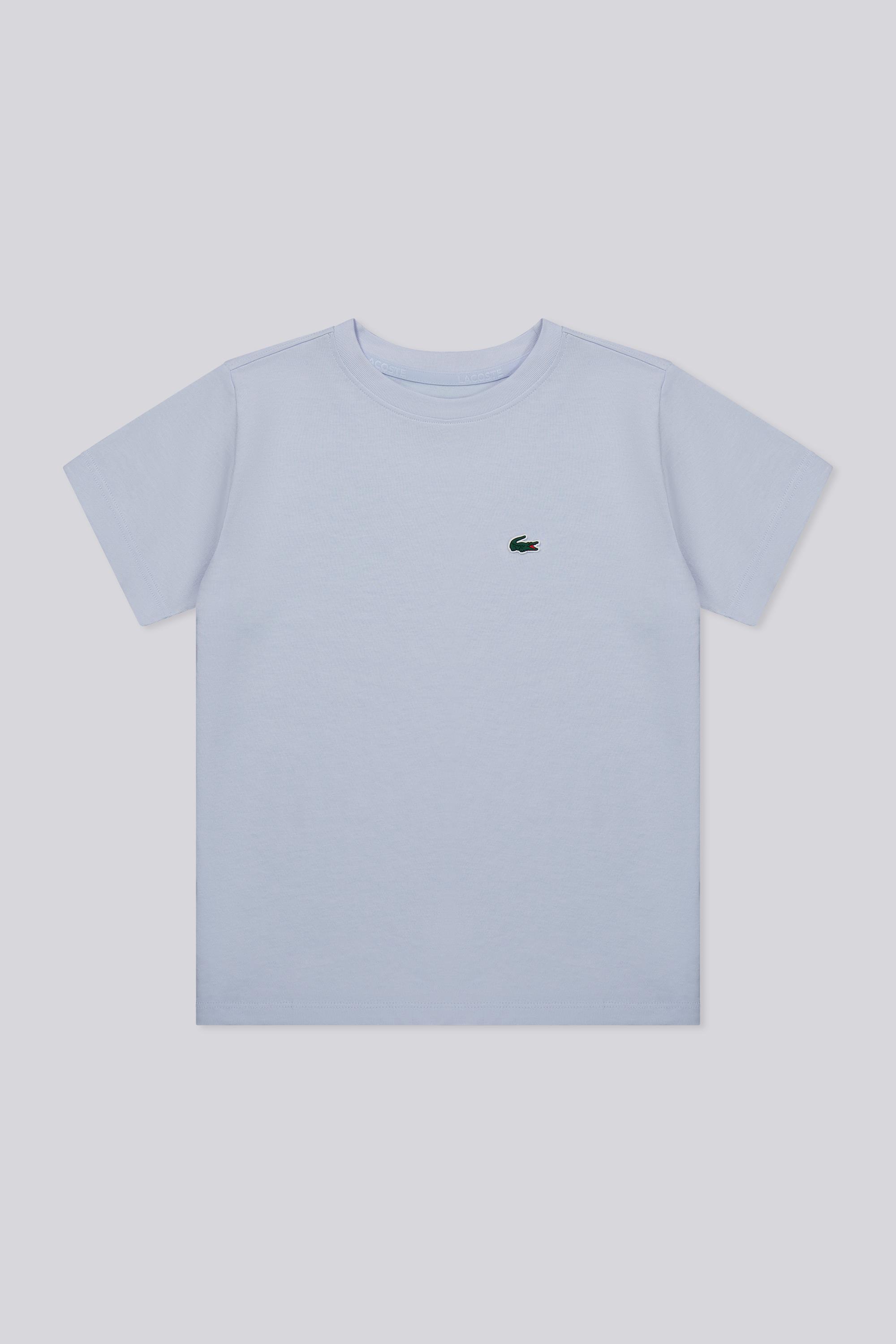 Camiseta Manga Corta Lacoste - Azul - Camiseta Algodón Niño