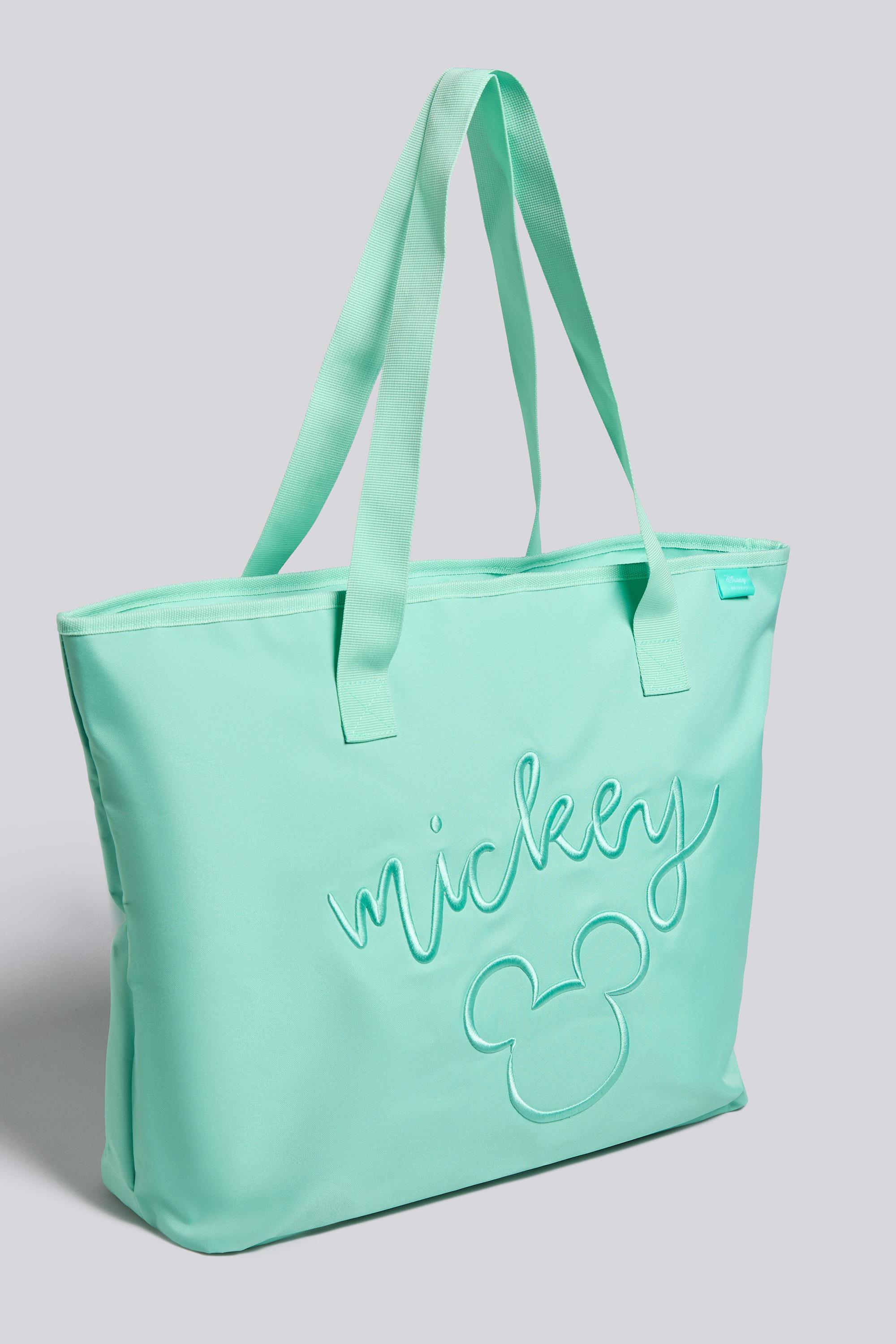 Bolso Tote Mickey - Turquesa - Bolso Playa Disney talla T.U.