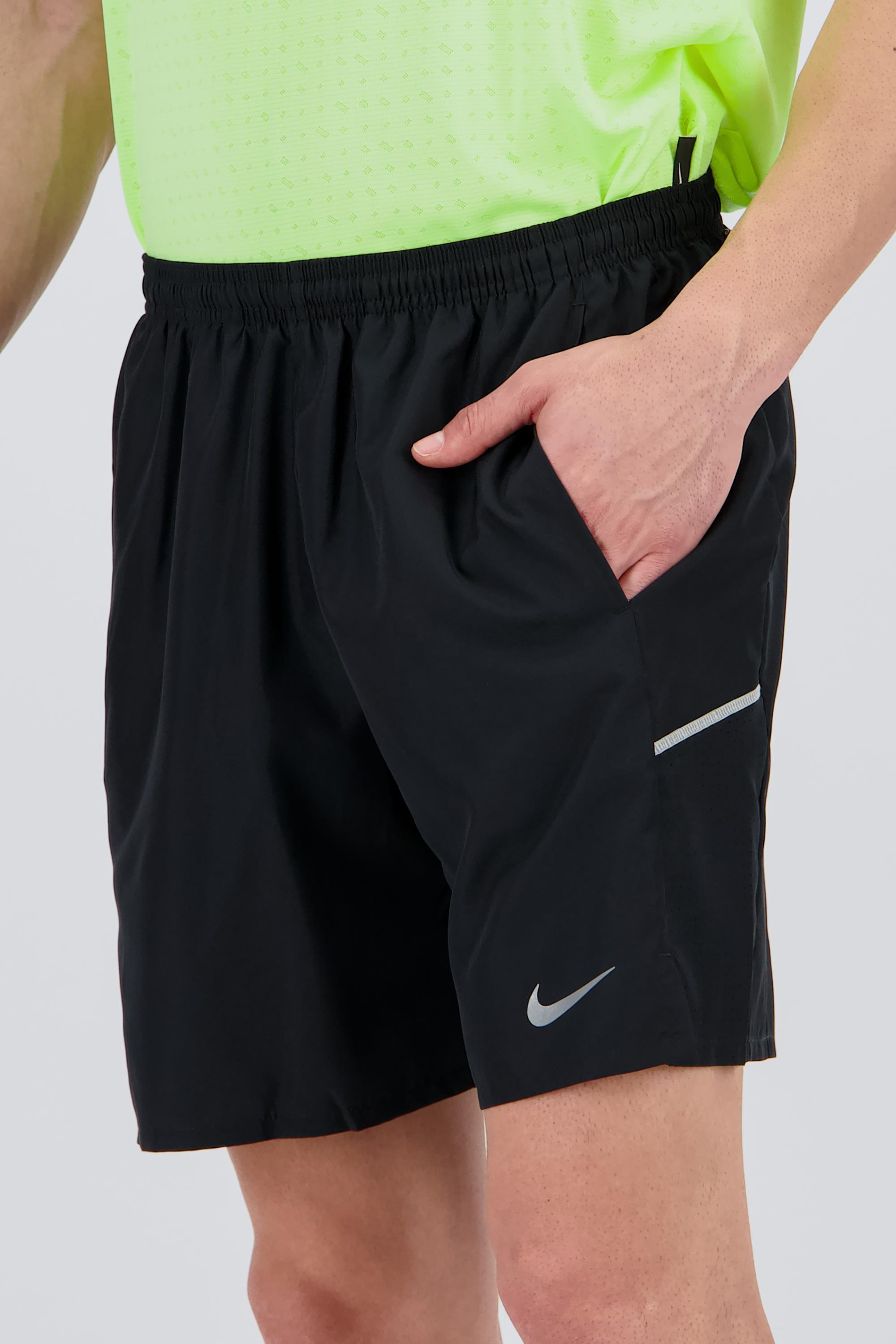 Nike Miler - Calções Running Médio Homem Preto