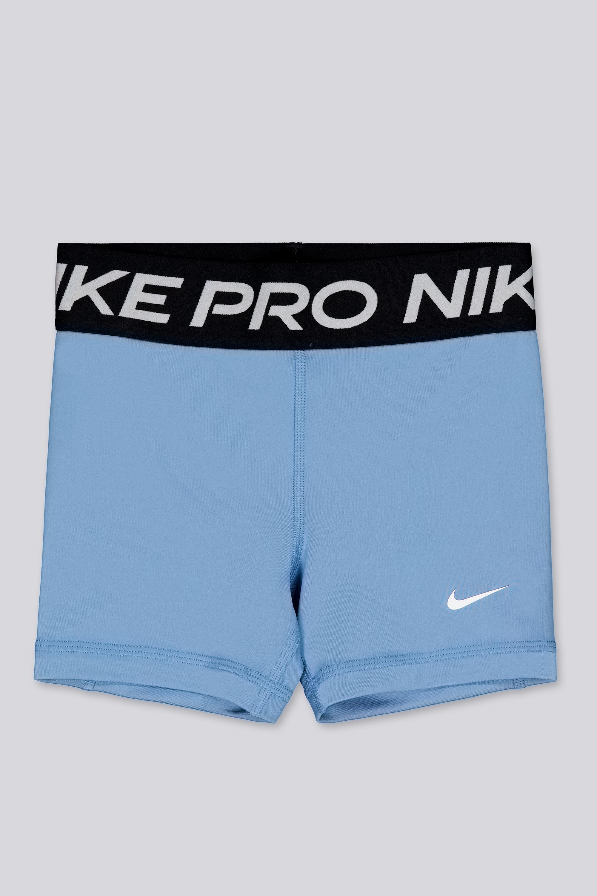 Nike Pro - Azul - Mallas Cortas Niña talla 12