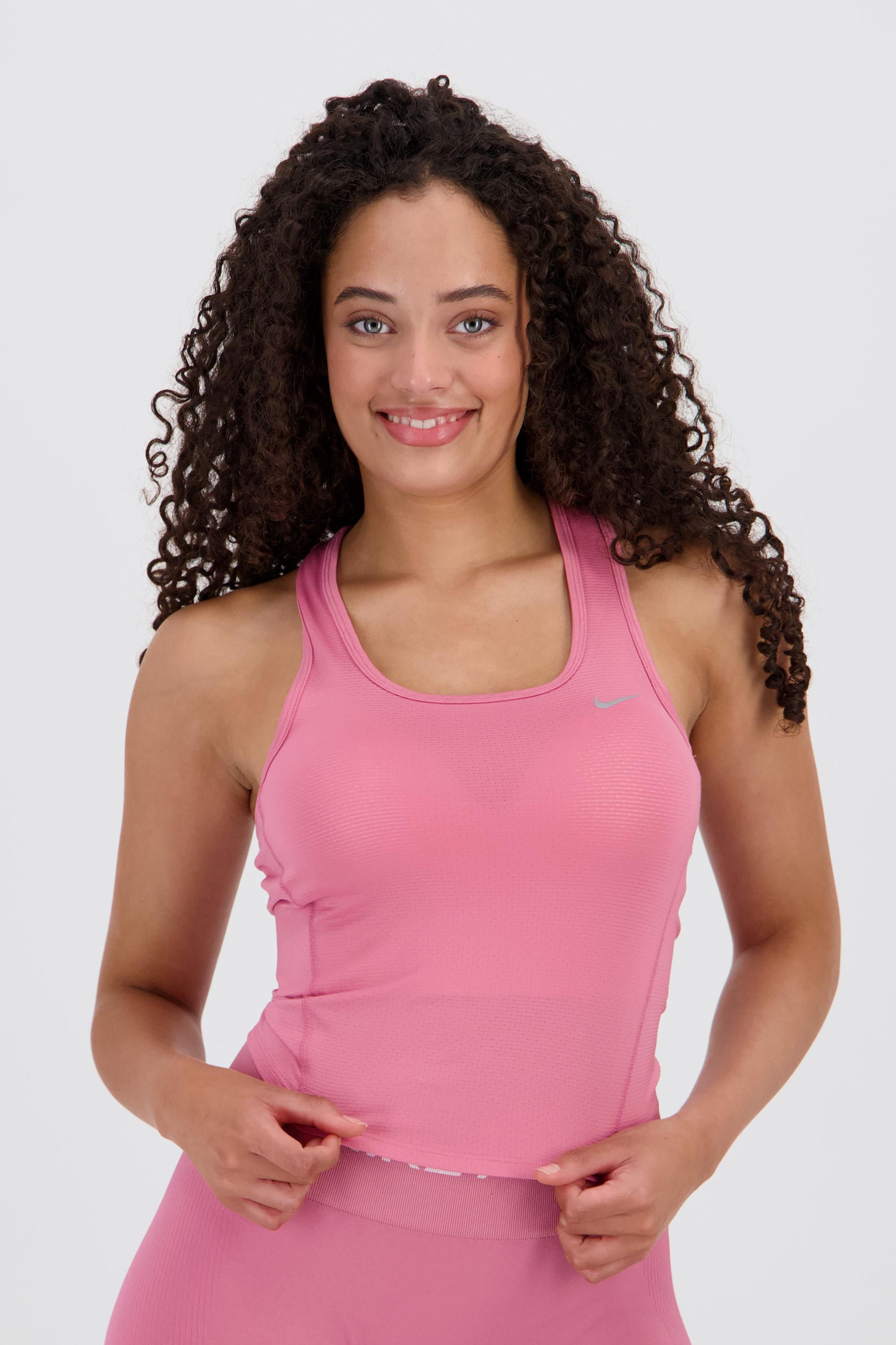Camiseta Nike - Rosa - Camiseta Tirantes Mujer talla