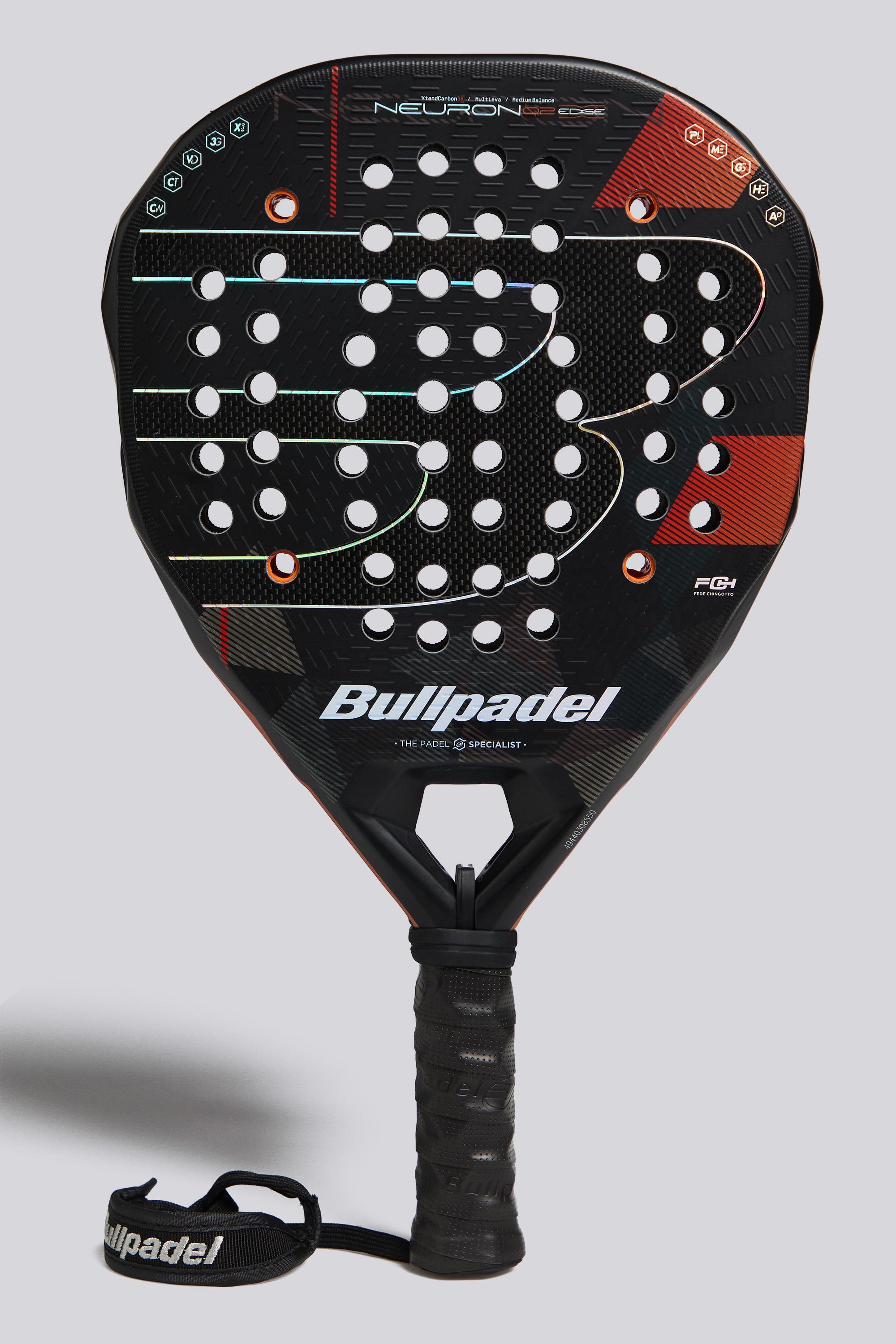 Bullpadel Neuron 02 Edge - Gris - Pala Pádel talla UNICA