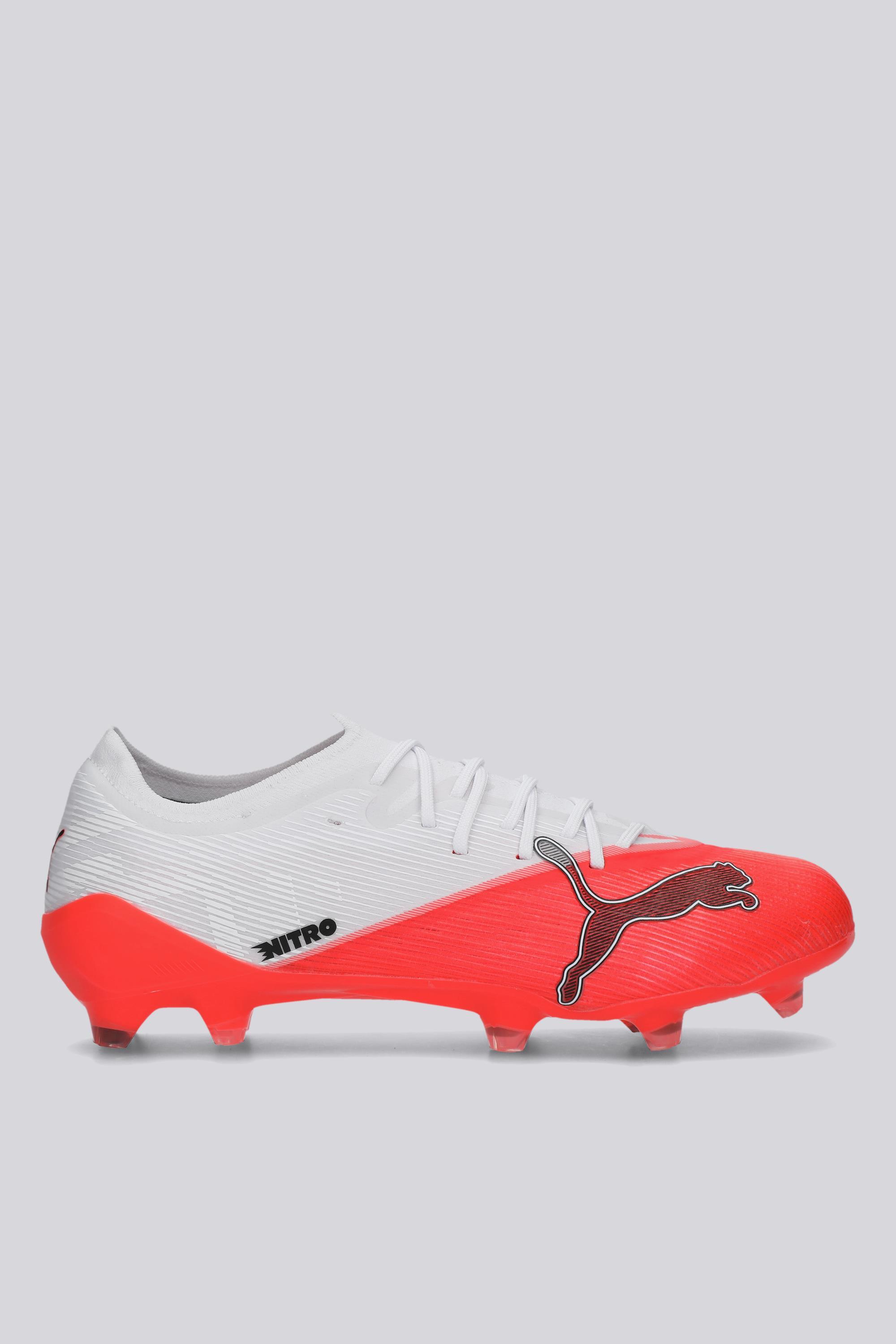 Botas Fútbol Tacos Puma Ultra Nitro 7 FG Blancas talla 42