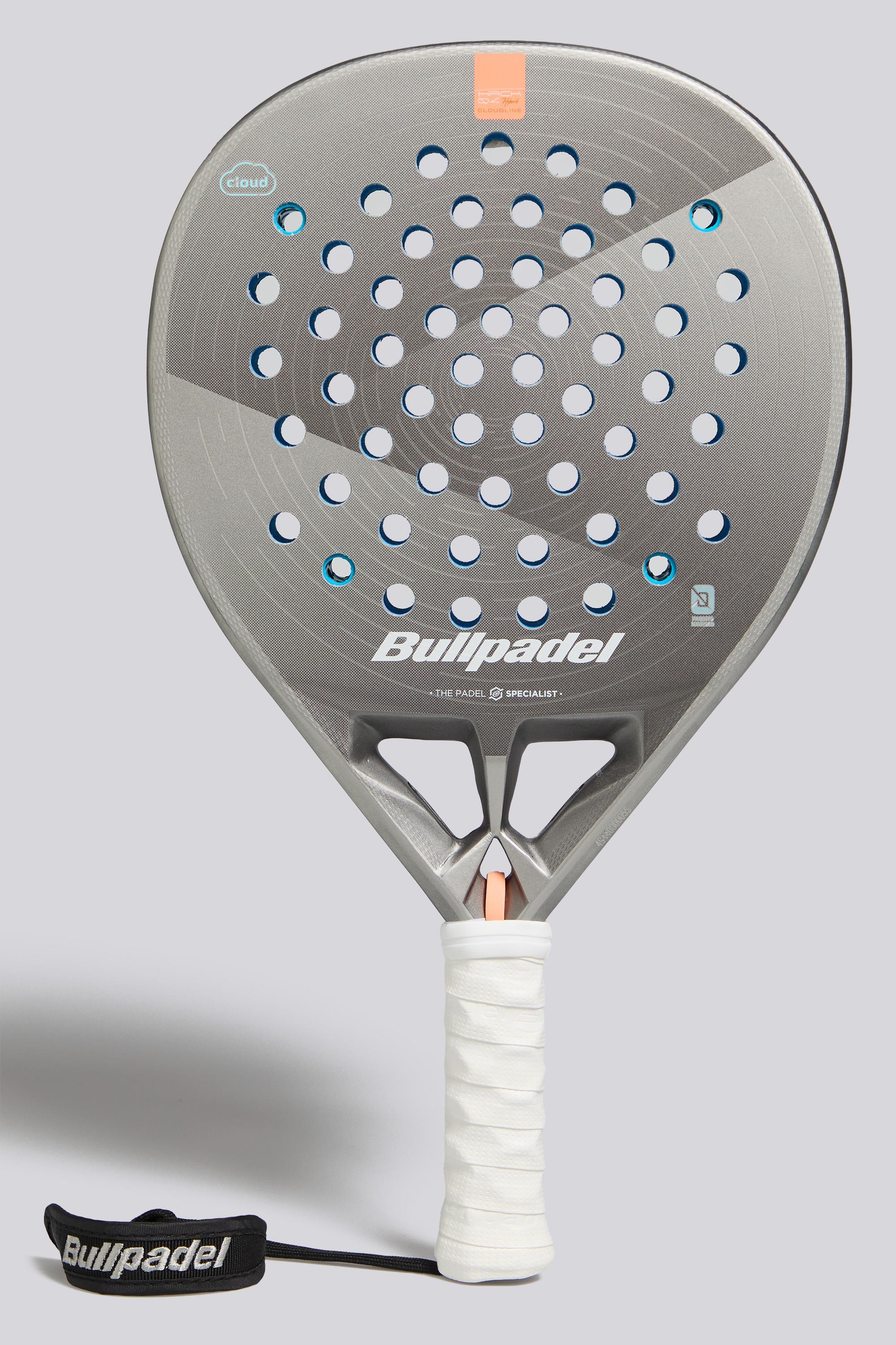 Bullpadel Hack 04 Hybrid Cloud - Gris - Pala Pádel talla UNICA