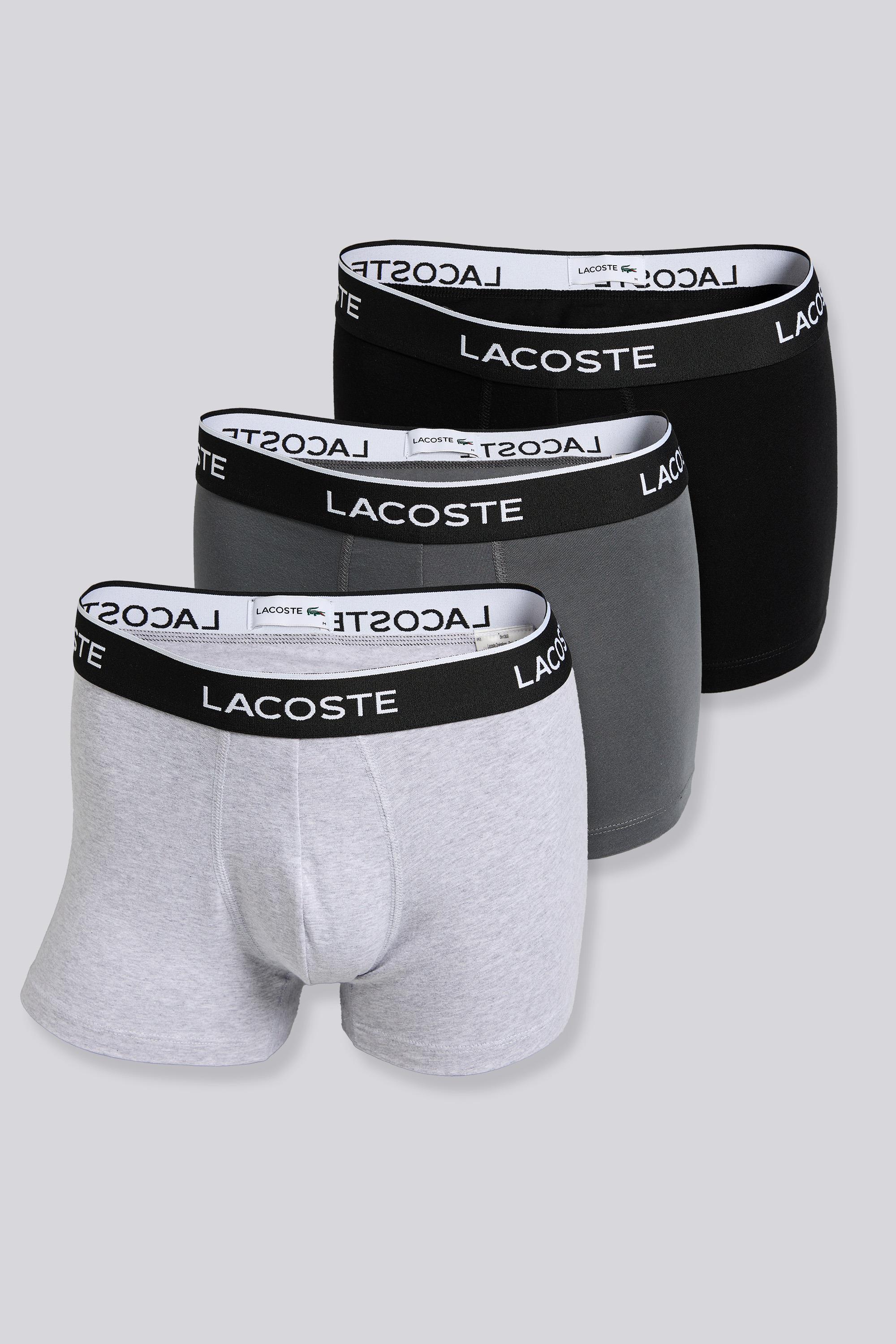 Calzoncillos Lacoste - Negro - Pack 2 Bóxers Hombre talla